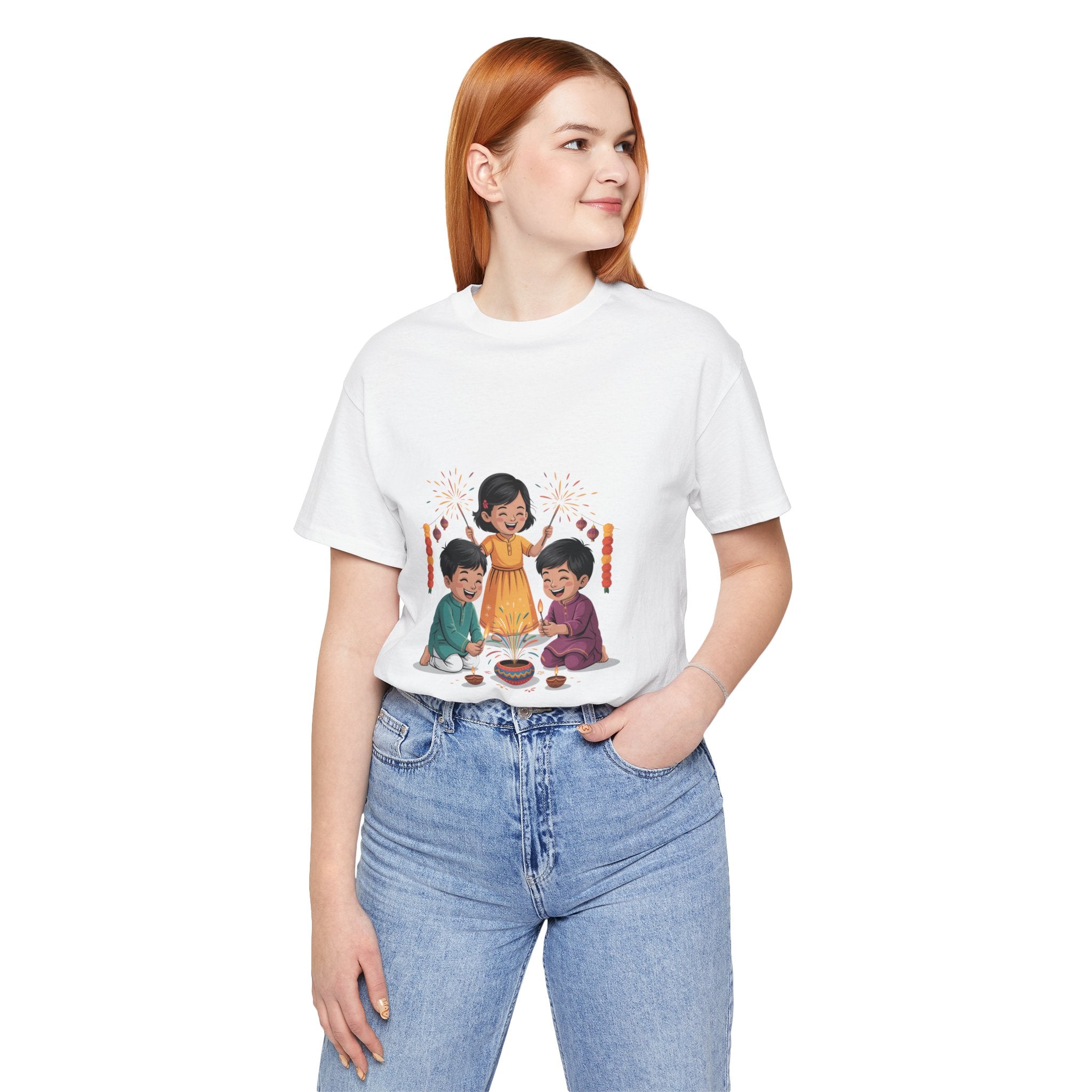 Diwali Festival T-Shirt, Festival of Lights Tee, Festive Wear Gift for Family & Friends