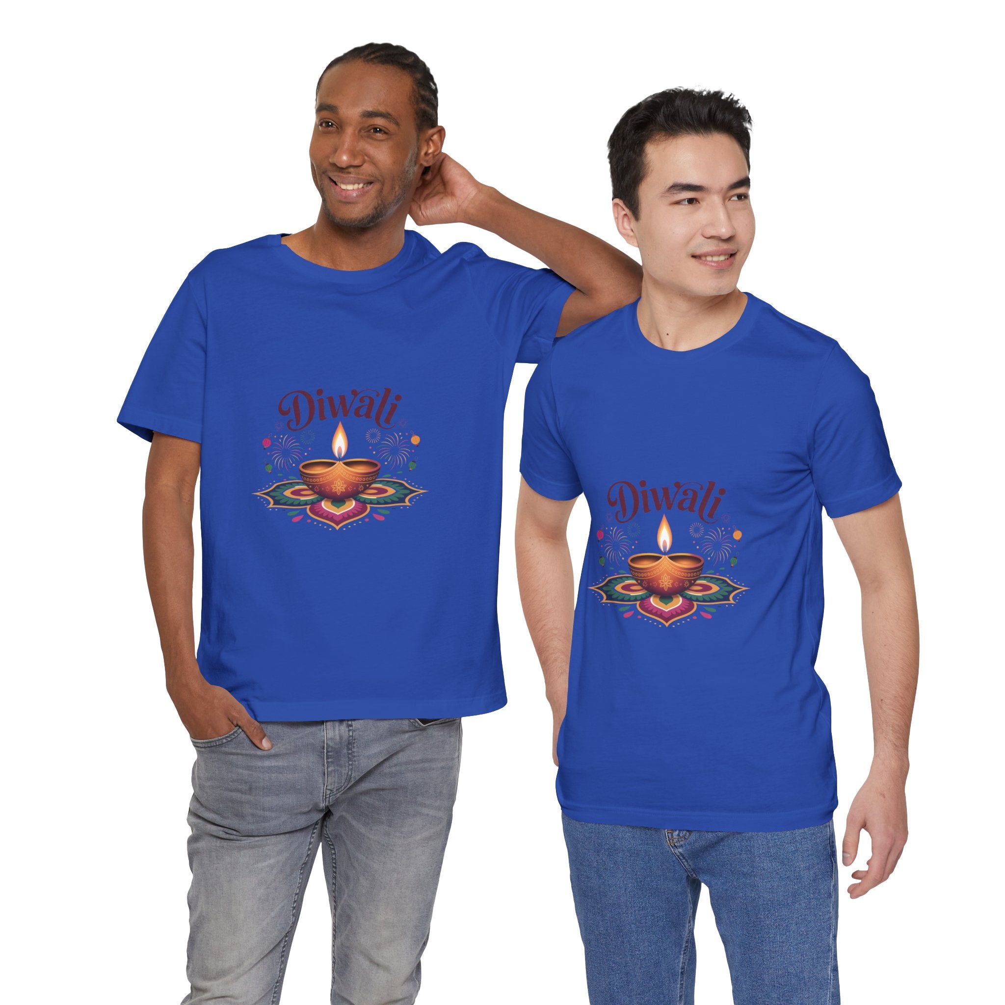 Diwali Festival T-Shirt, Festival of Lights Tee, Traditional Festive Wear, Diwali Party Tee