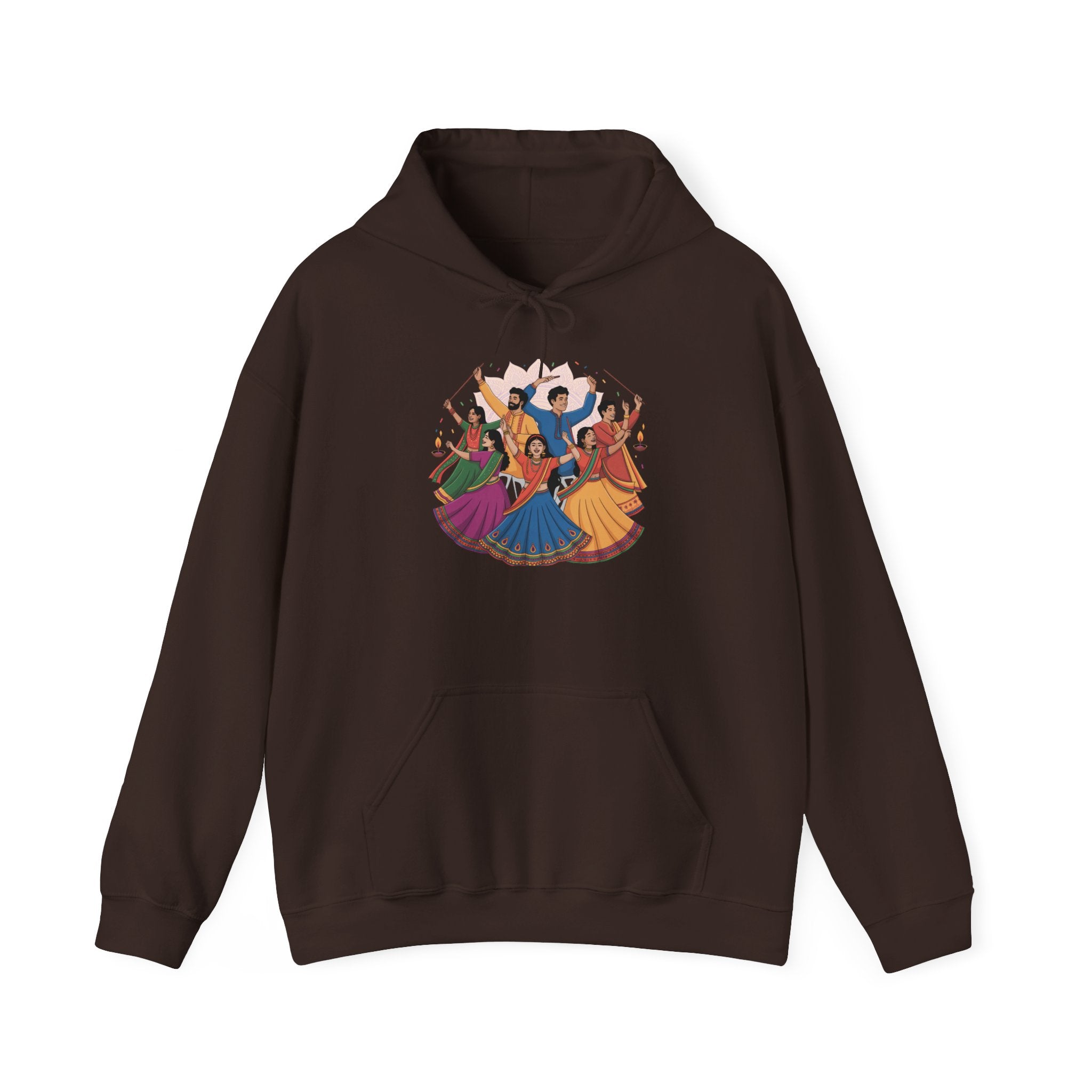 Navratri Festival Hoodie, Dandiya Garba Hoodie, Stylish Festive Wear, Traditional Outfit