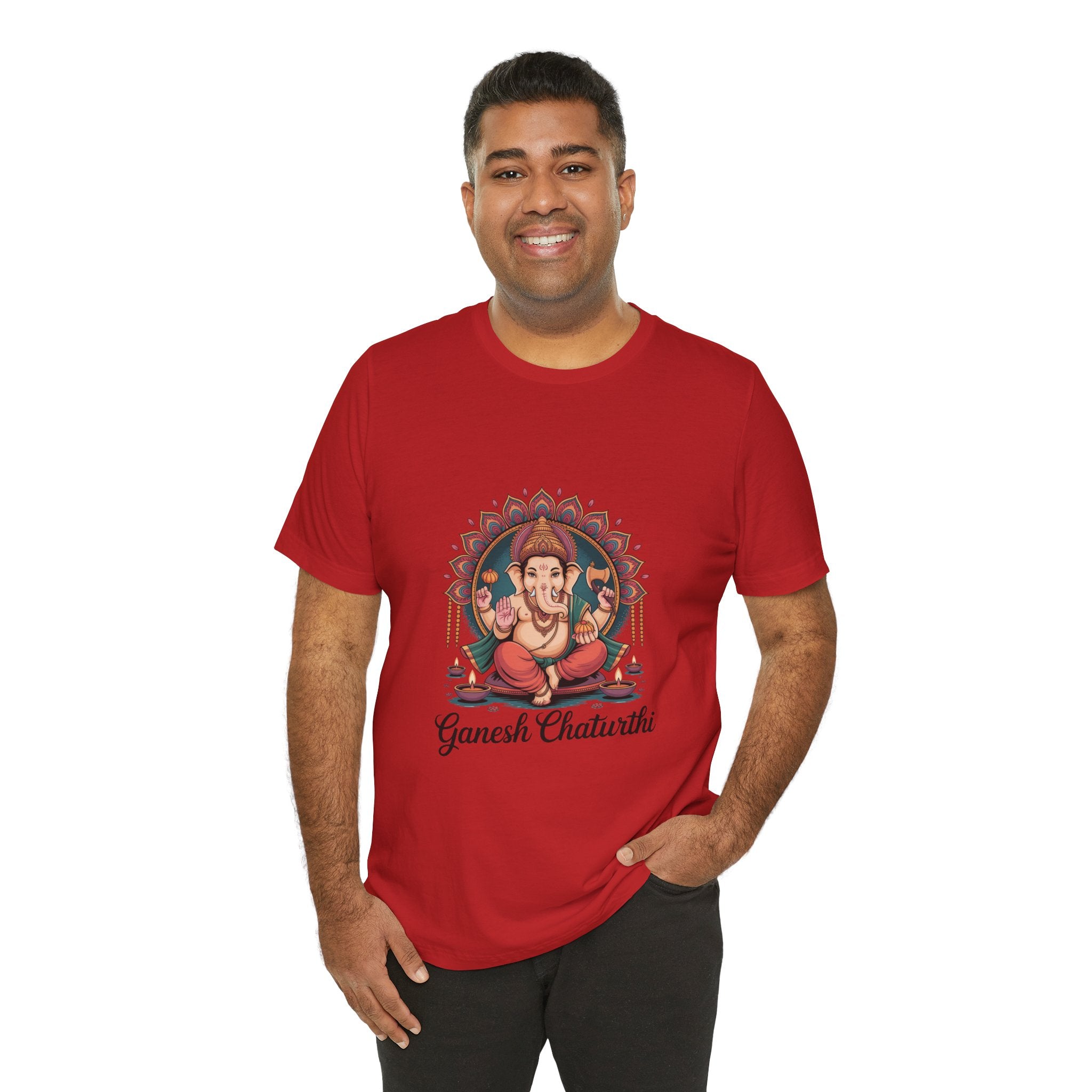 Ganesh Chaturthi T-Shirt, Ganpati Bappa Morya, Ganesha Tee, Spiritual Devotional Wear