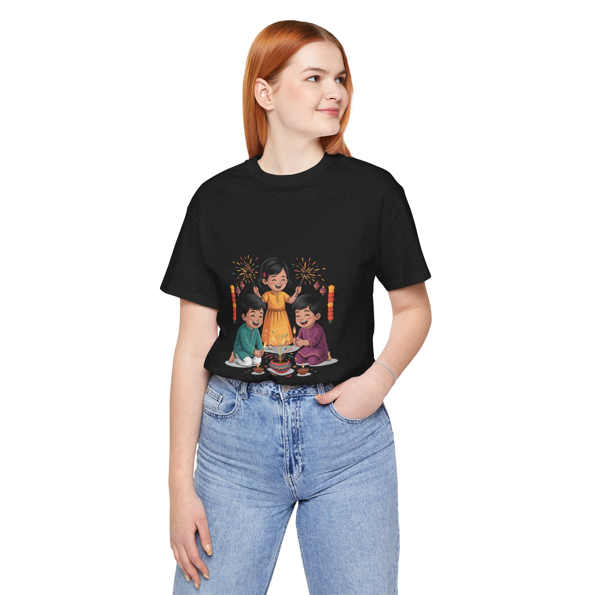 Diwali Festival T-Shirt, Festival of Lights Tee, Festive Wear Gift for Family & Friends