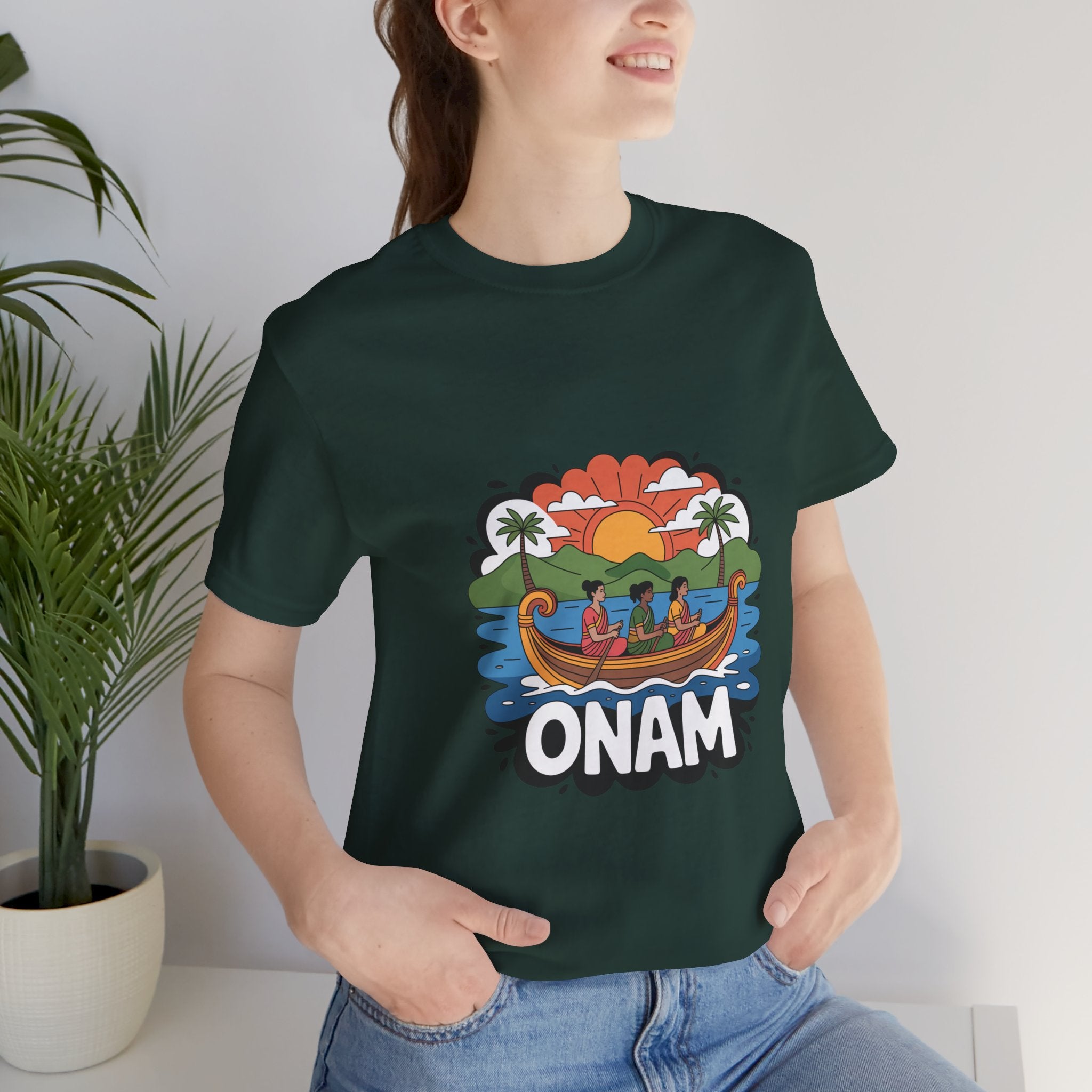 Onam Festival T-Shirt, Gift for Kerala Festival, Celebrate Onam in Style, Traditional Tee
