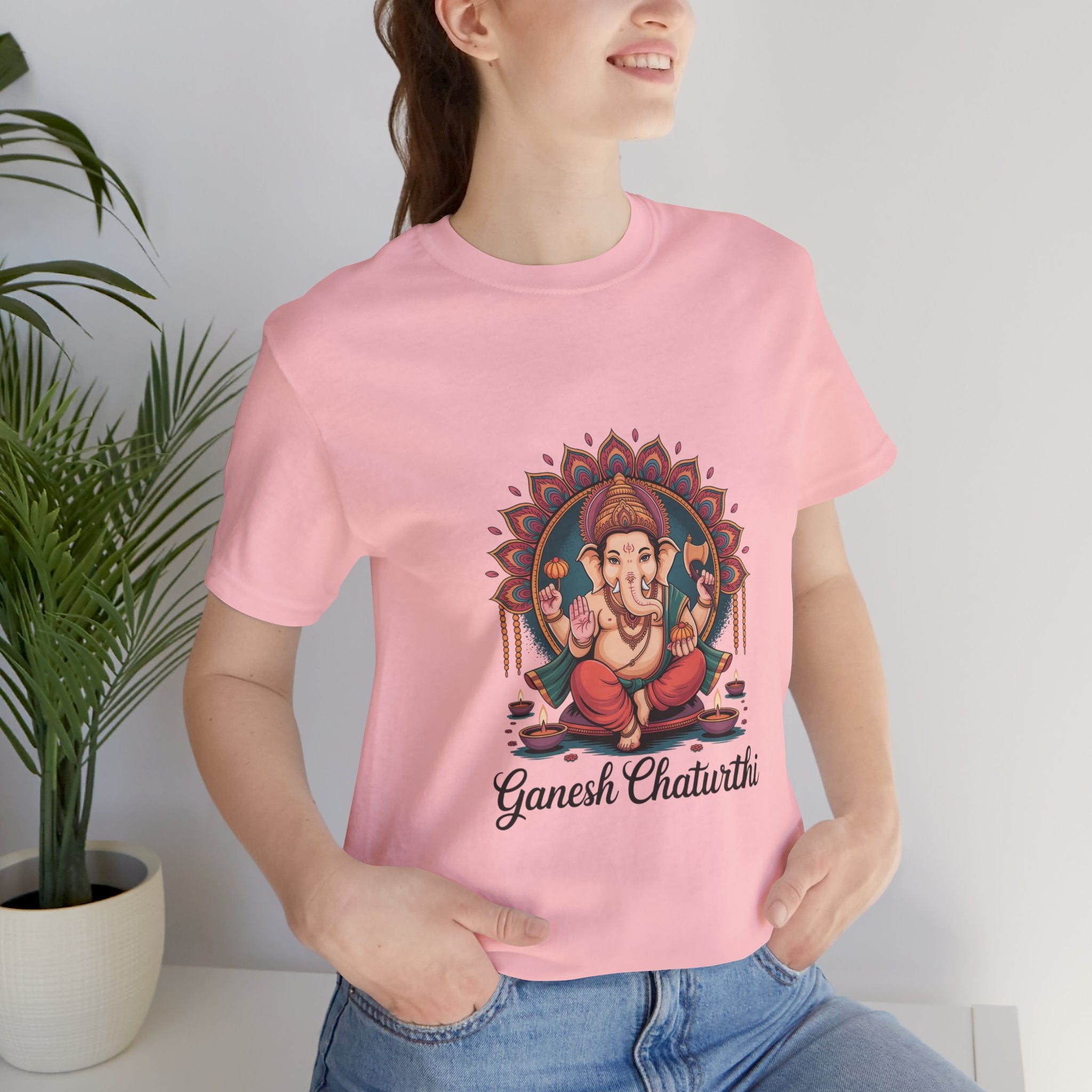 Ganesh Chaturthi T-Shirt, Ganpati Bappa Morya, Ganesha Tee, Spiritual Devotional Wear