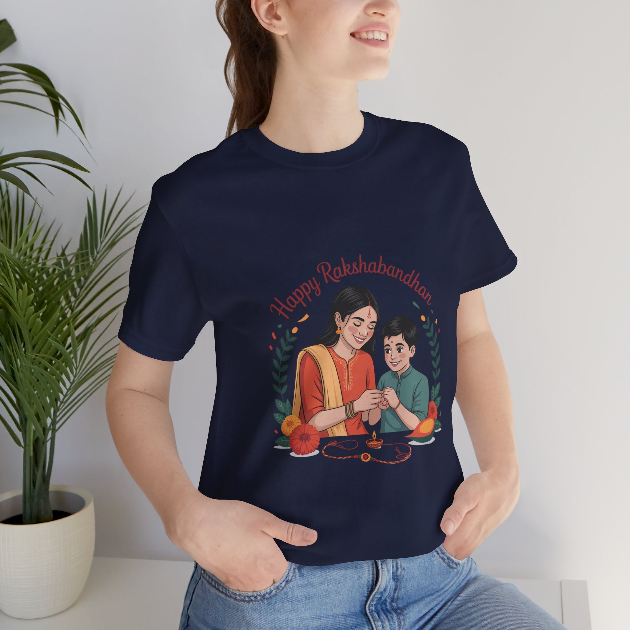 Rakshabandhan T-Shirt, Rakhi Gift for Brother Sister, Rakhi Celebration T-Shirt, Festive Wear