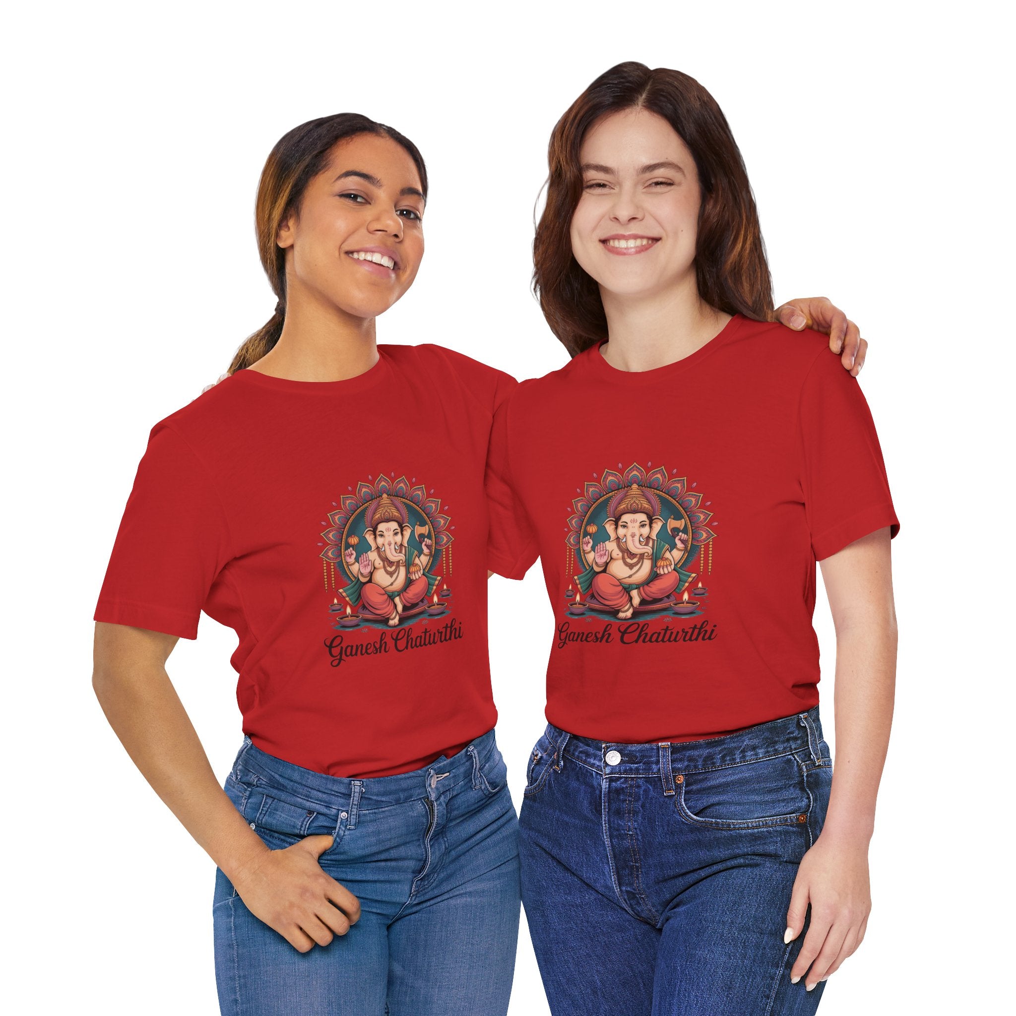 Ganesh Chaturthi T-Shirt, Ganpati Bappa Morya, Ganesha Tee, Spiritual Devotional Wear