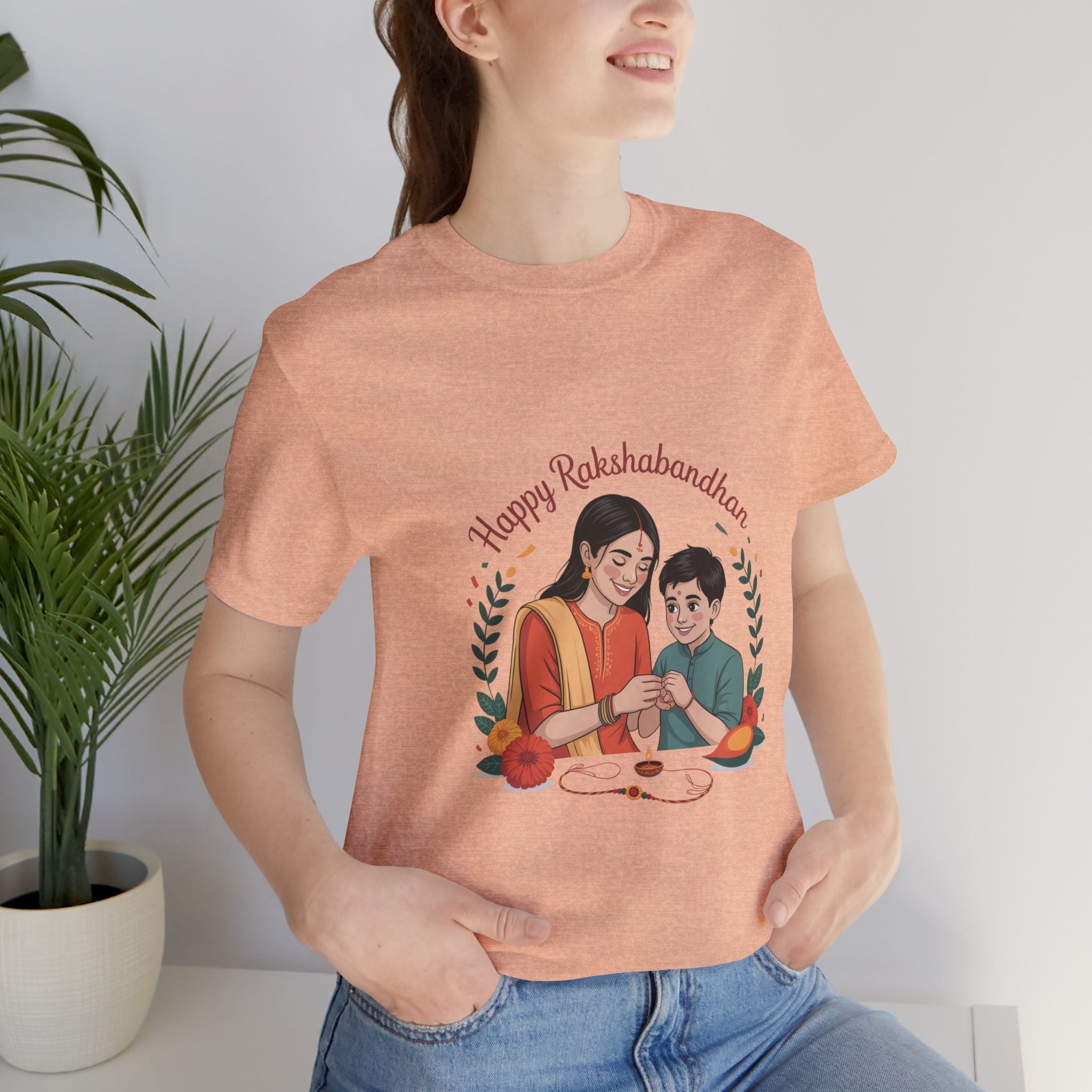 Rakshabandhan T-Shirt, Rakhi Gift for Brother Sister, Rakhi Celebration T-Shirt, Festive Wear