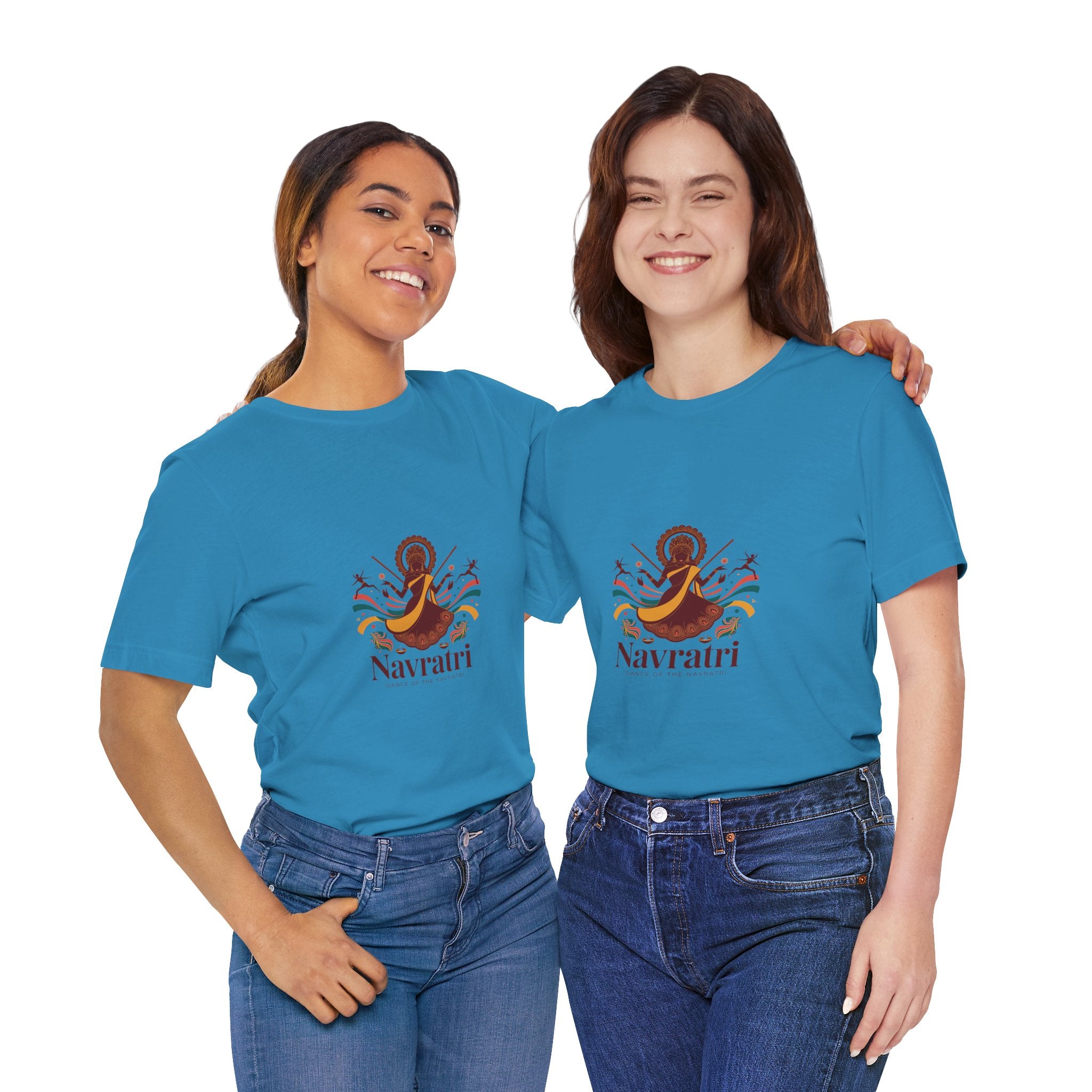 Navratri Festival T-Shirt, Dandiya Garba Tee, Colorful Outfit for Festival Nights