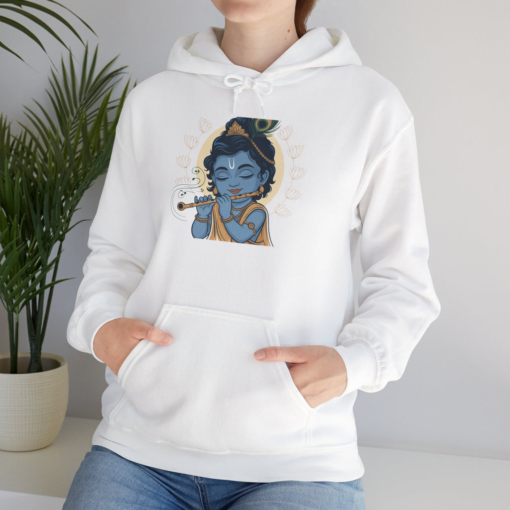 Krishna Janmashtami Hoodie, Lord Krishna Hoodie, Devotional Hoodie, Festive Celebration Wear