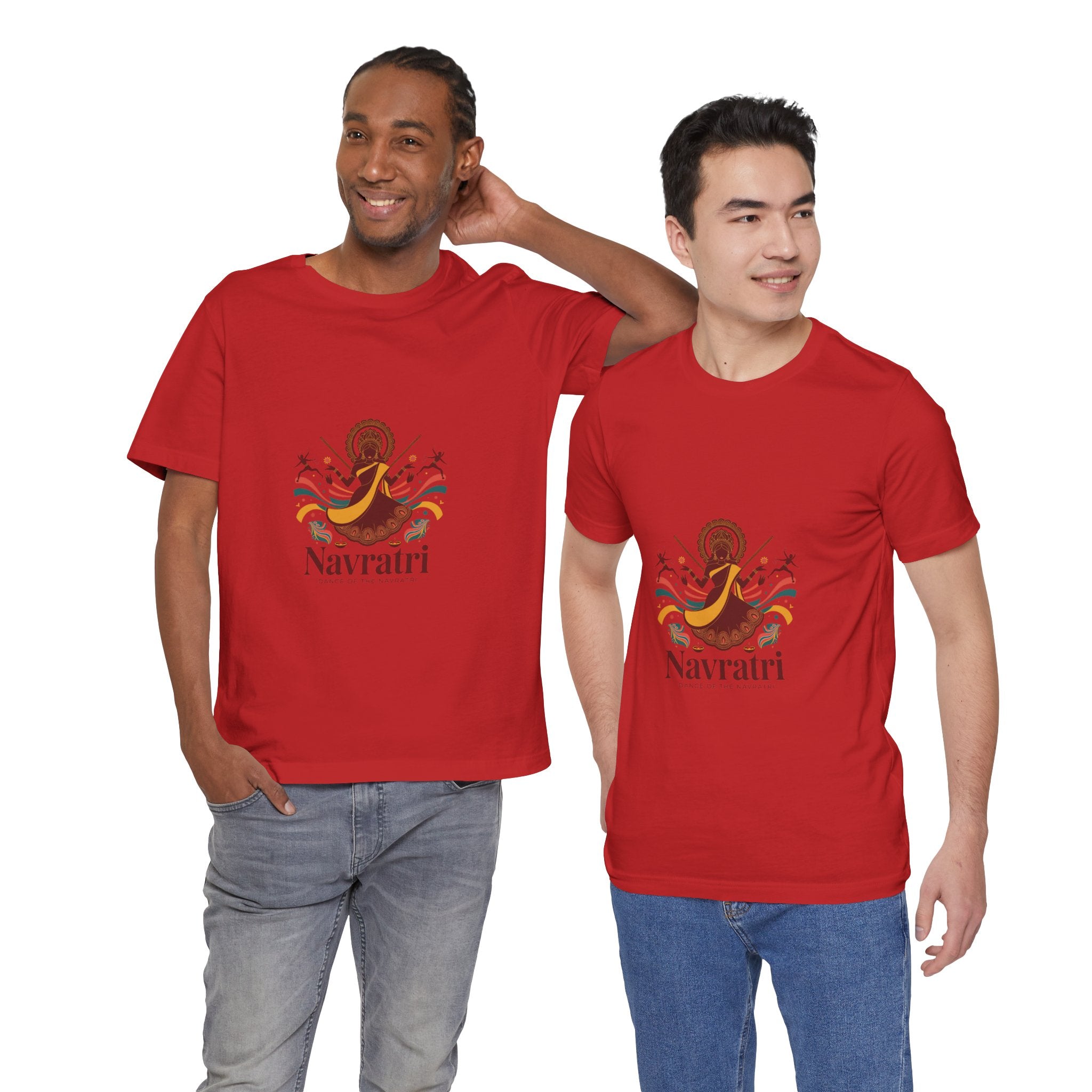 Navratri Festival T-Shirt, Dandiya Garba Tee, Colorful Outfit for Festival Nights