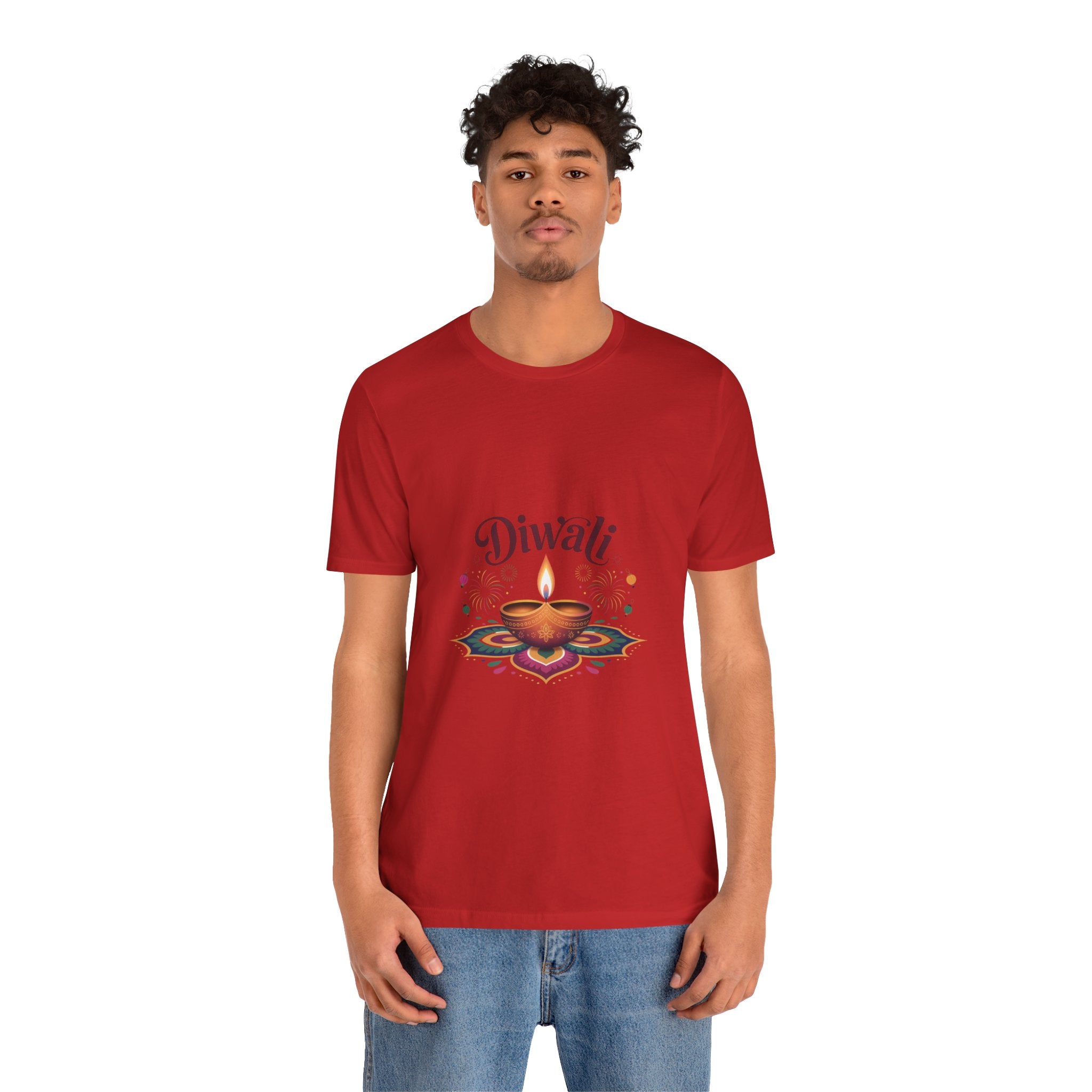 Diwali Festival T-Shirt, Festival of Lights Tee, Traditional Festive Wear, Diwali Party Tee