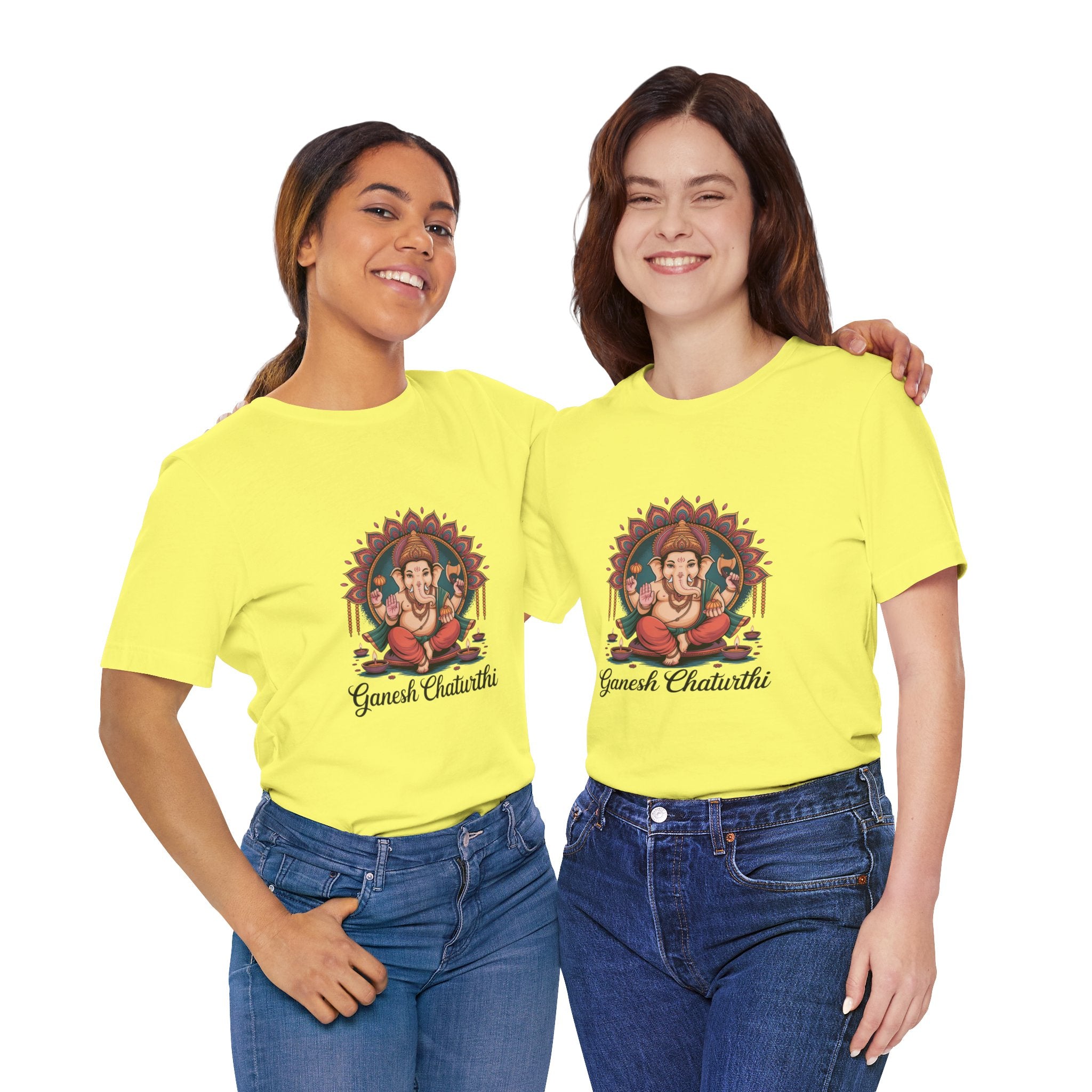 Ganesh Chaturthi T-Shirt, Ganpati Bappa Morya, Ganesha Tee, Spiritual Devotional Wear