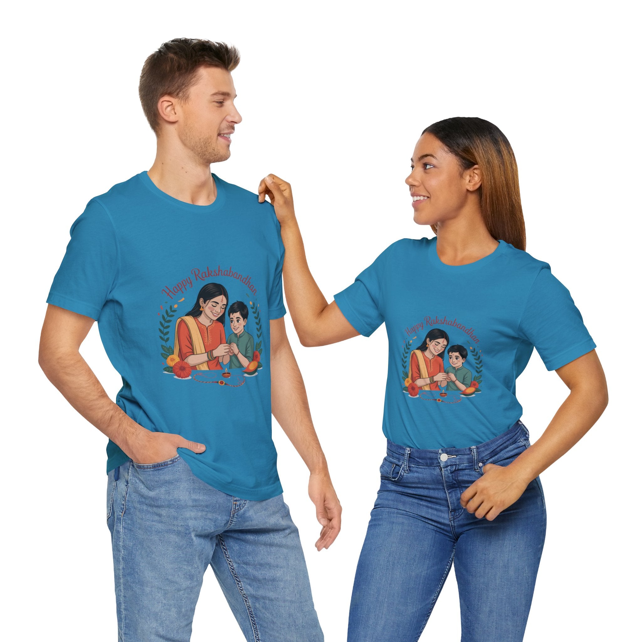 Rakshabandhan T-Shirt, Rakhi Gift for Brother Sister, Rakhi Celebration T-Shirt, Festive Wear