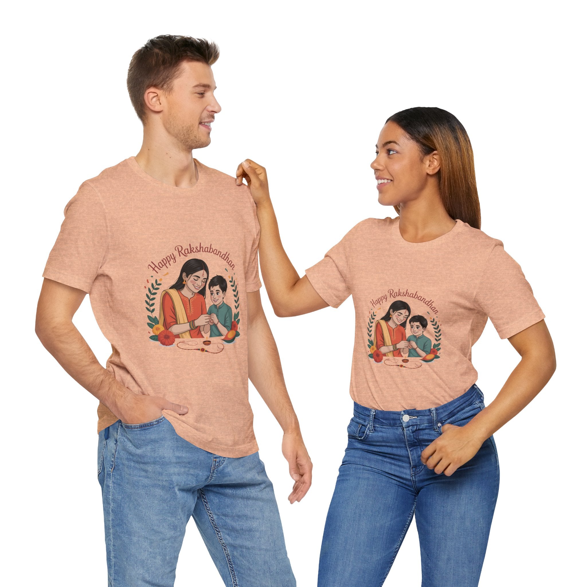 Rakshabandhan T-Shirt, Rakhi Gift for Brother Sister, Rakhi Celebration T-Shirt, Festive Wear