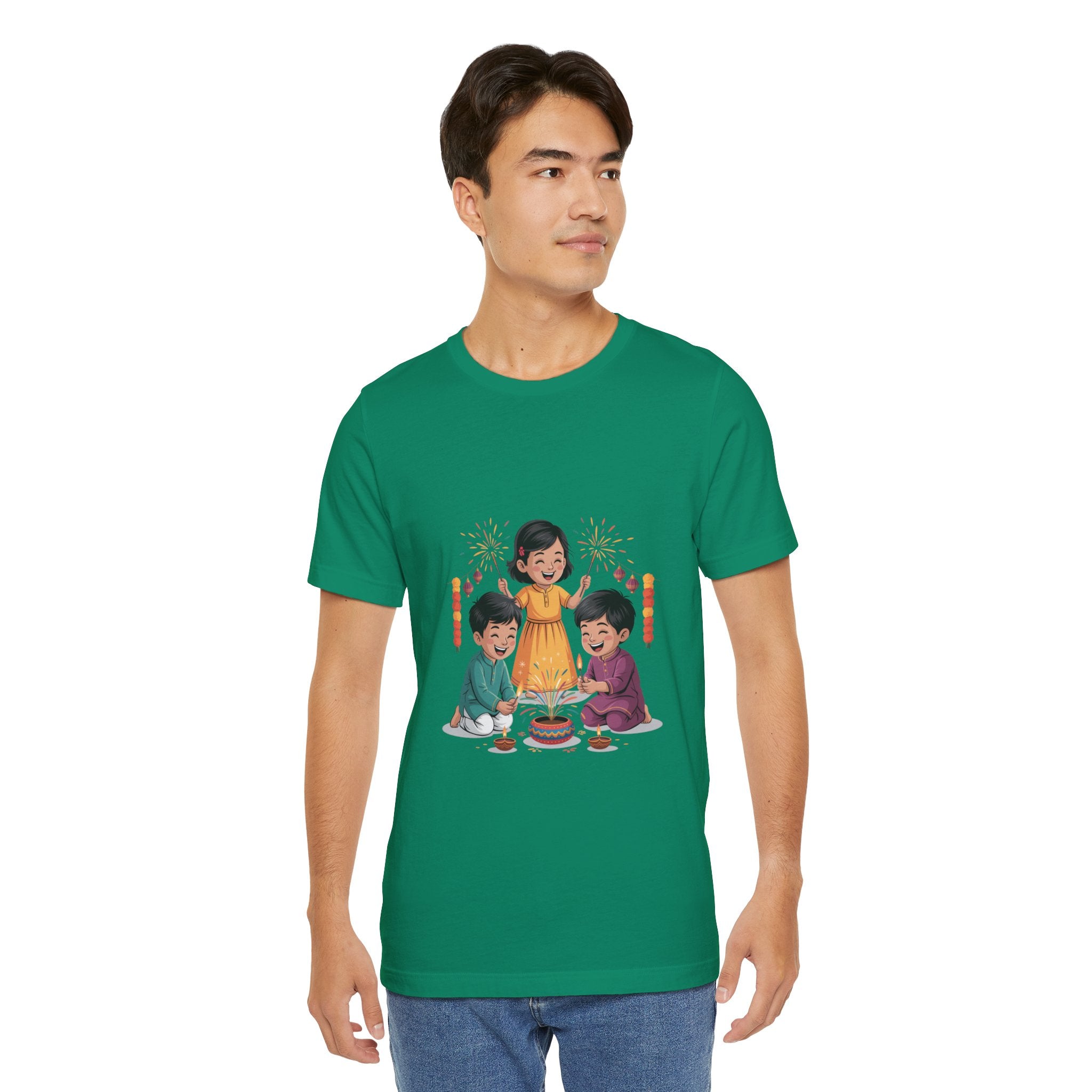 Diwali Festival T-Shirt, Festival of Lights Tee, Festive Wear Gift for Family & Friends