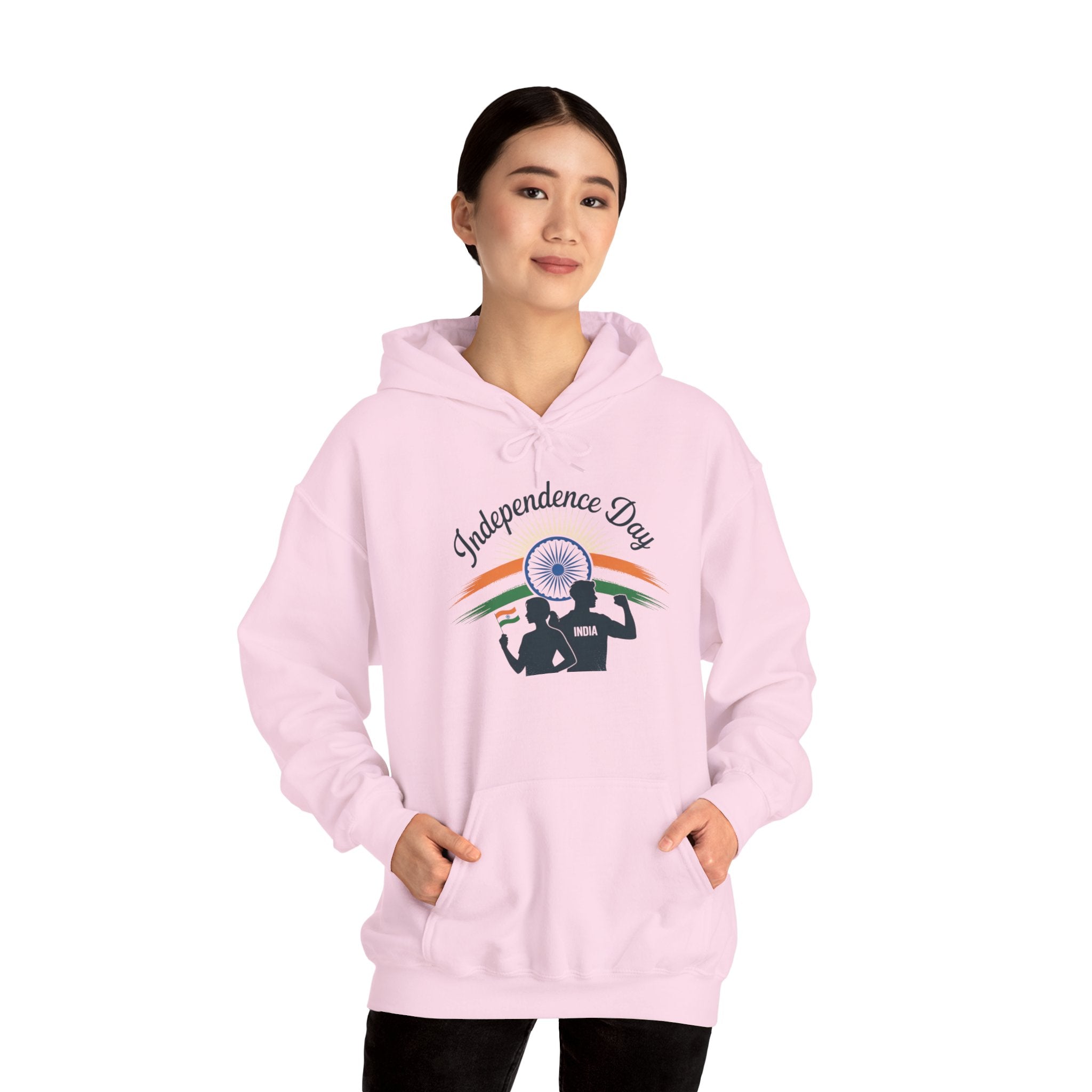 Independence Day Hoodie, Patriotic, Celebrate India's Freedom, Tricolour Hoodie, Indian Flag