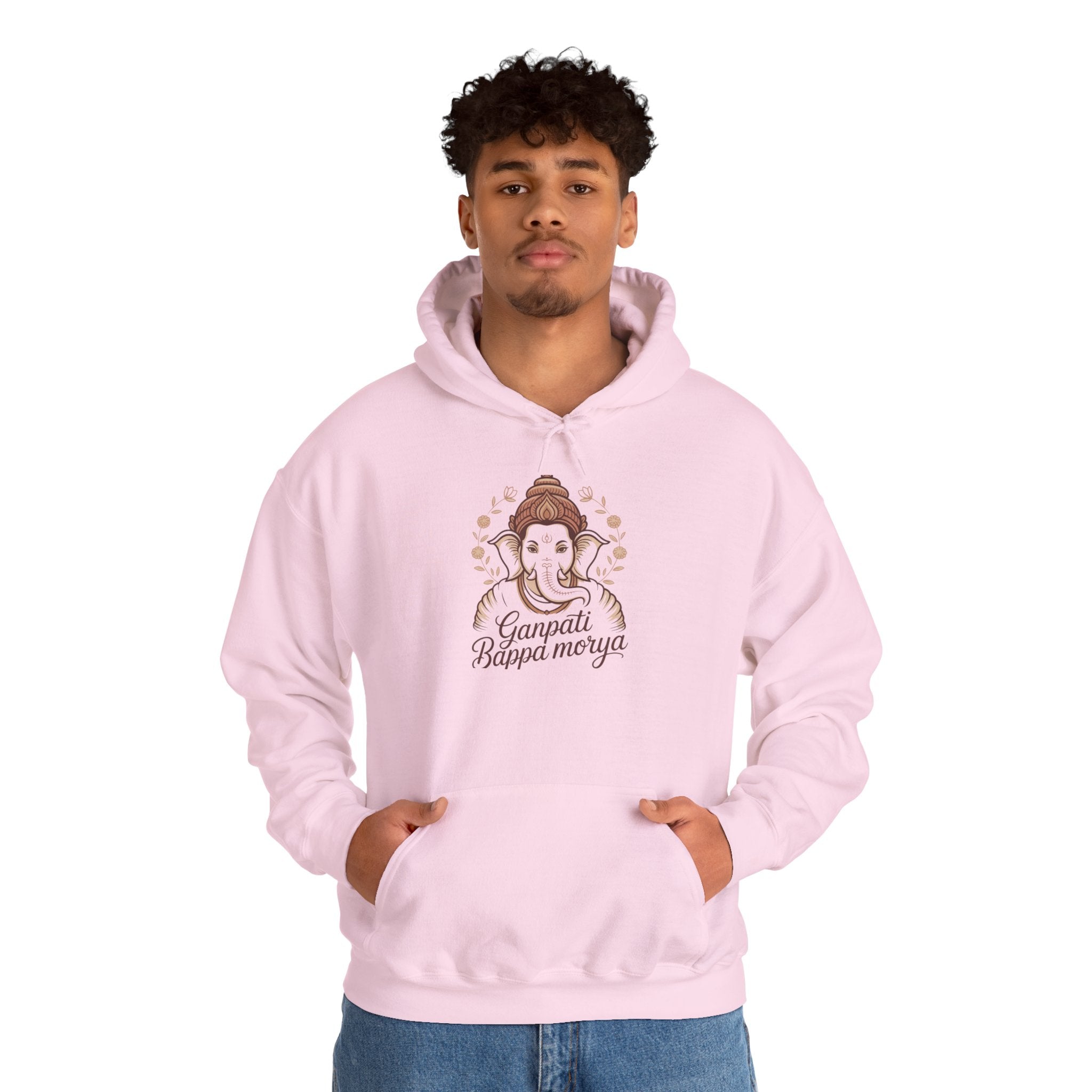 Ganesh Chaturthi Hoodie, Spiritual Wear, Ganpati Bappa Morya Hoodie, Ganpati Festival Outfit