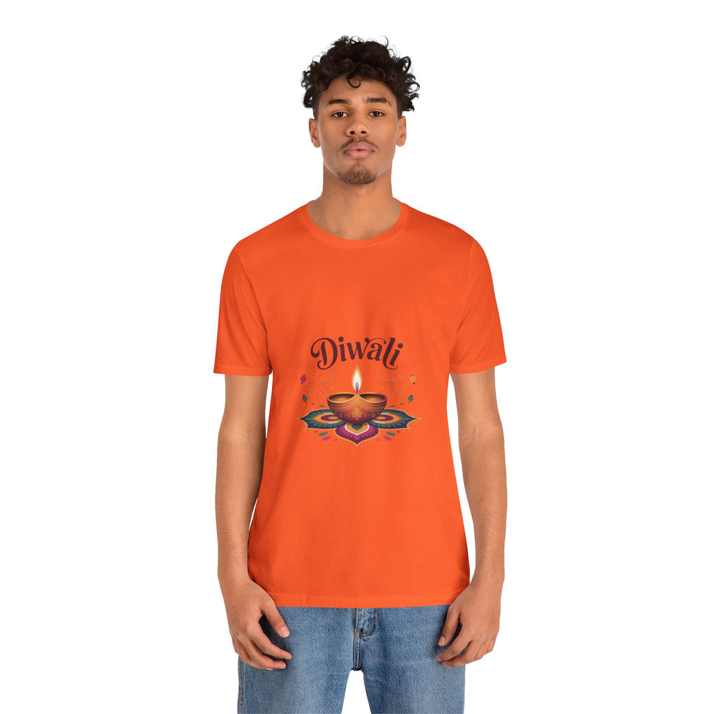 Diwali Festival T-Shirt, Festival of Lights Tee, Traditional Festive Wear, Diwali Party Tee