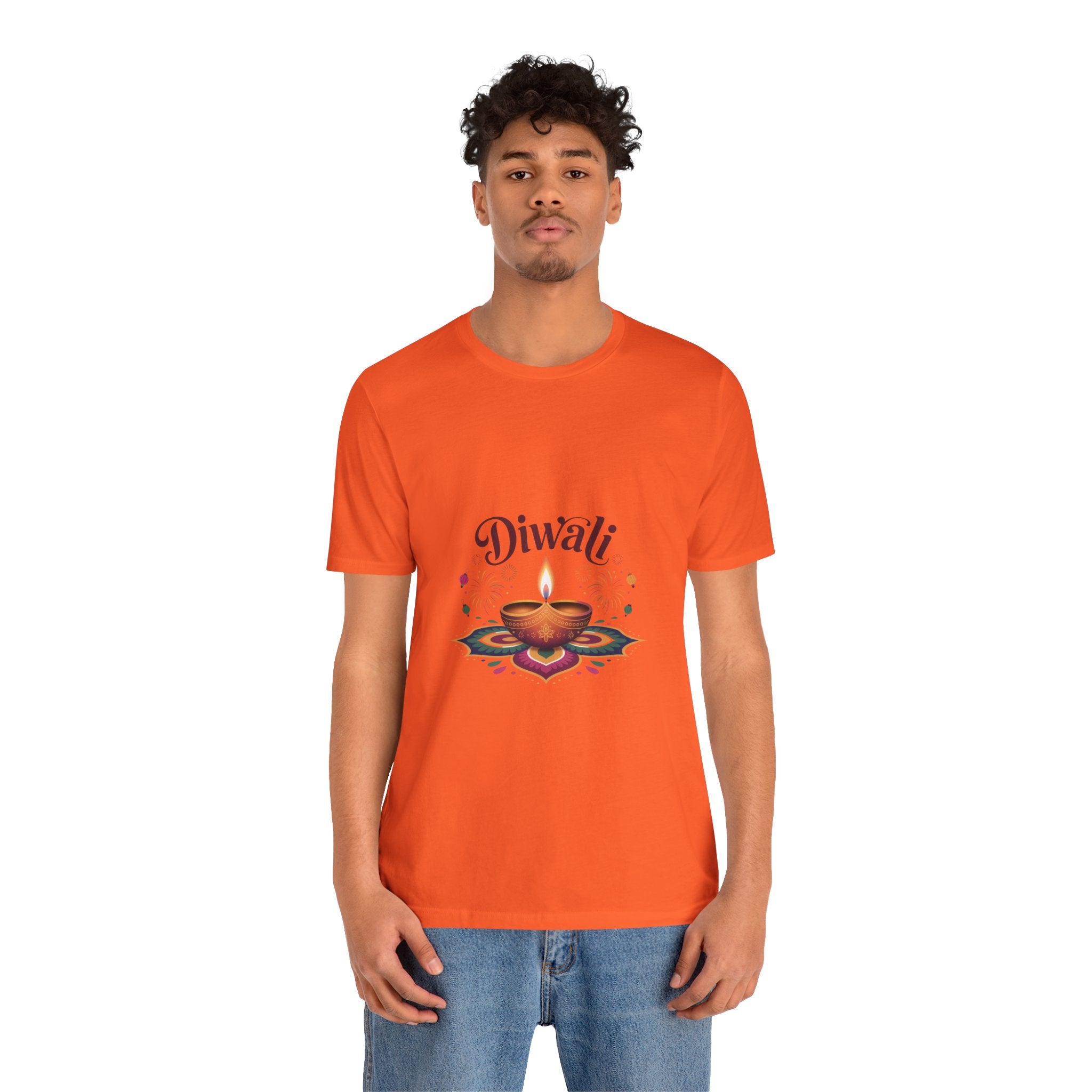 Diwali Festival T-Shirt, Festival of Lights Tee, Traditional Festive Wear, Diwali Party Tee