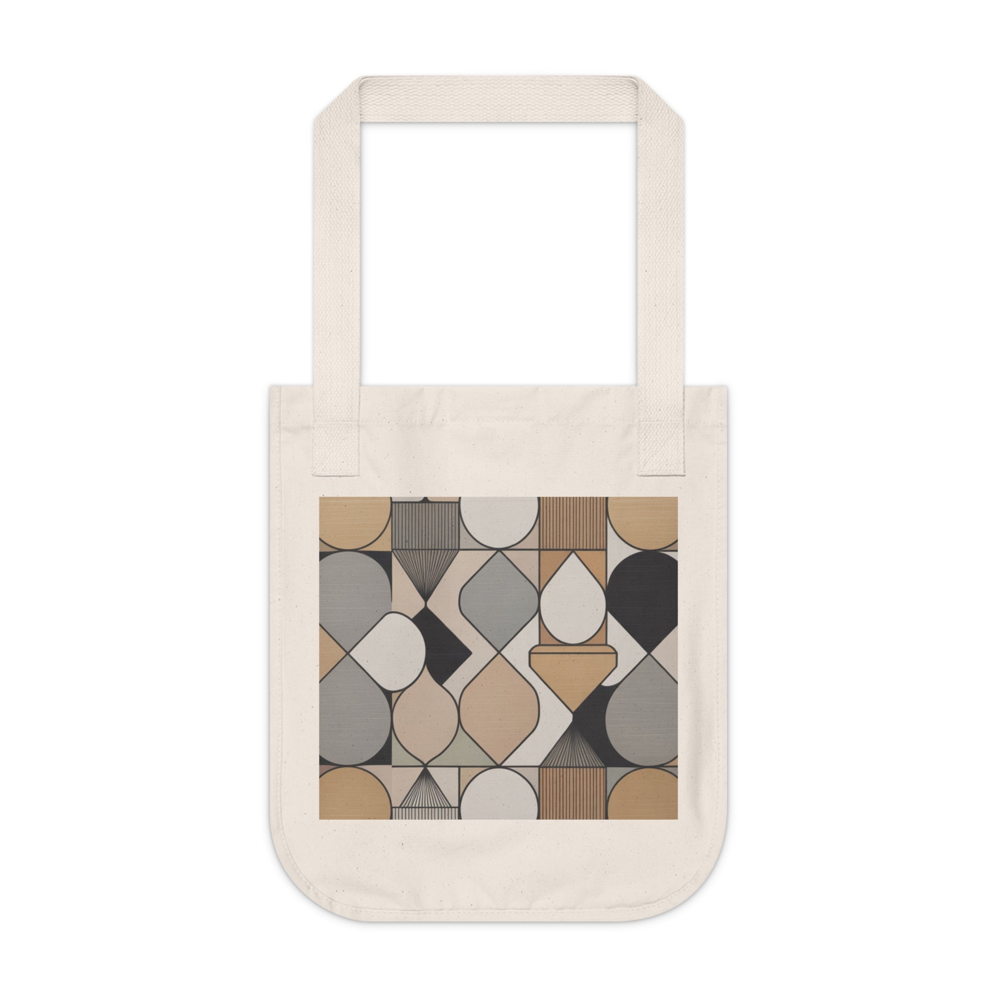 Stylish Organic Canvas Tote Bag, Eco-Friendly Shopper, Sustainable Gift, Art-Inspired Design