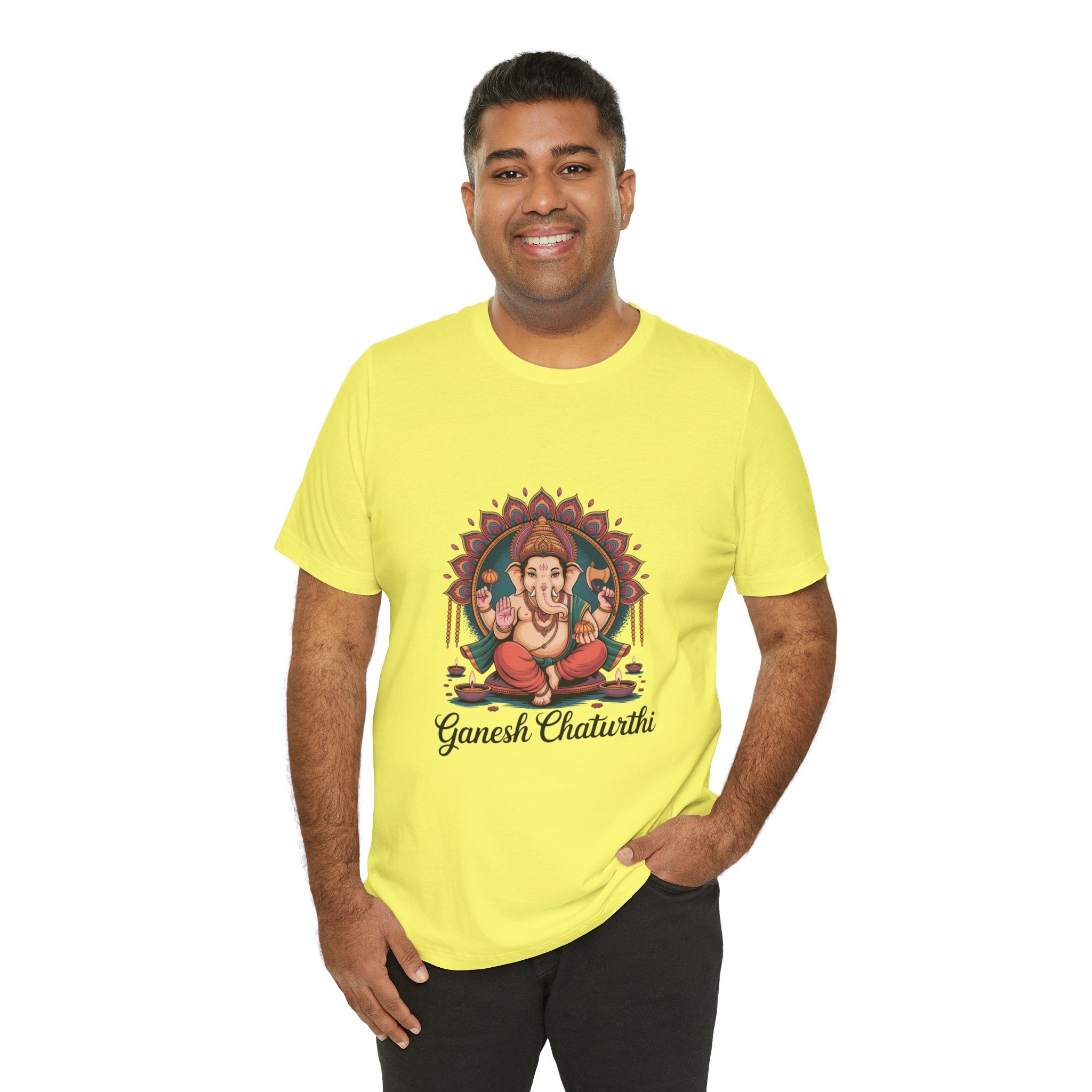 Ganesh Chaturthi T-Shirt, Ganpati Bappa Morya, Ganesha Tee, Spiritual Devotional Wear