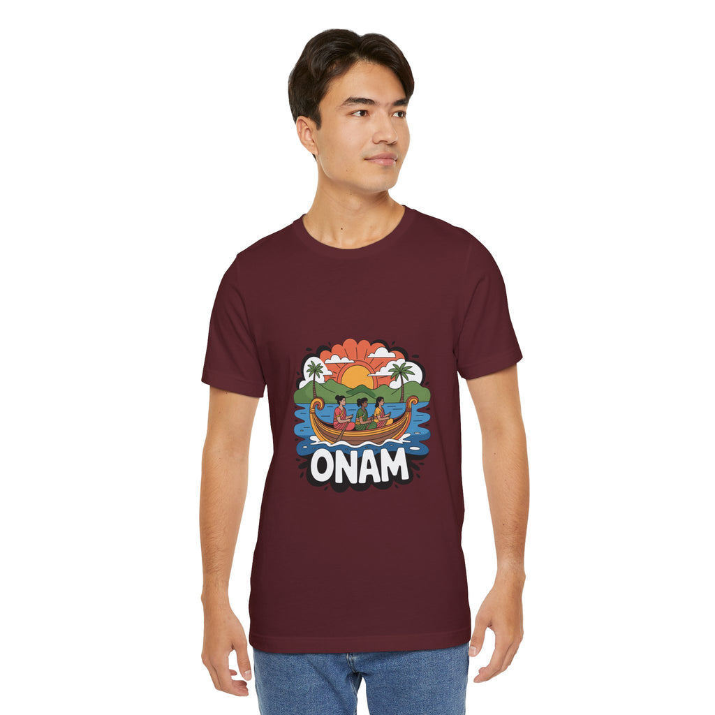 Onam Festival T-Shirt, Gift for Kerala Festival, Celebrate Onam in Style, Traditional Tee