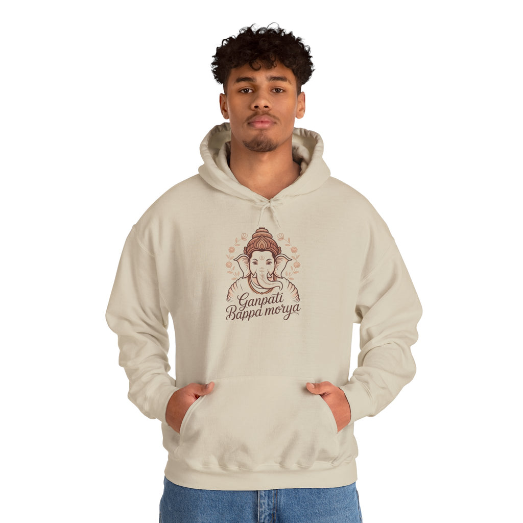 Ganesh Chaturthi Hoodie, Spiritual Wear, Ganpati Bappa Morya Hoodie, Ganpati Festival Outfit