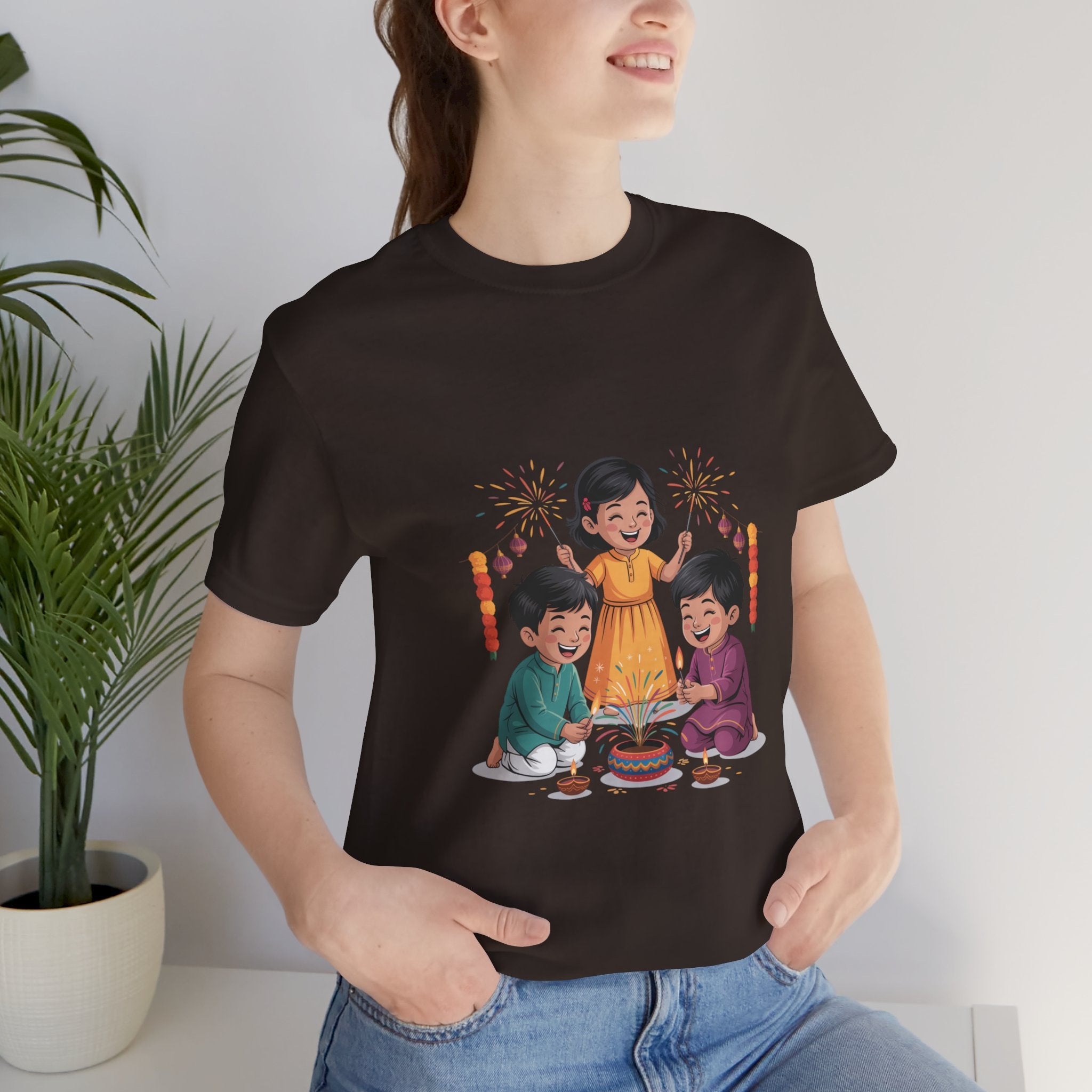 Diwali Festival T-Shirt, Festival of Lights Tee, Festive Wear Gift for Family & Friends
