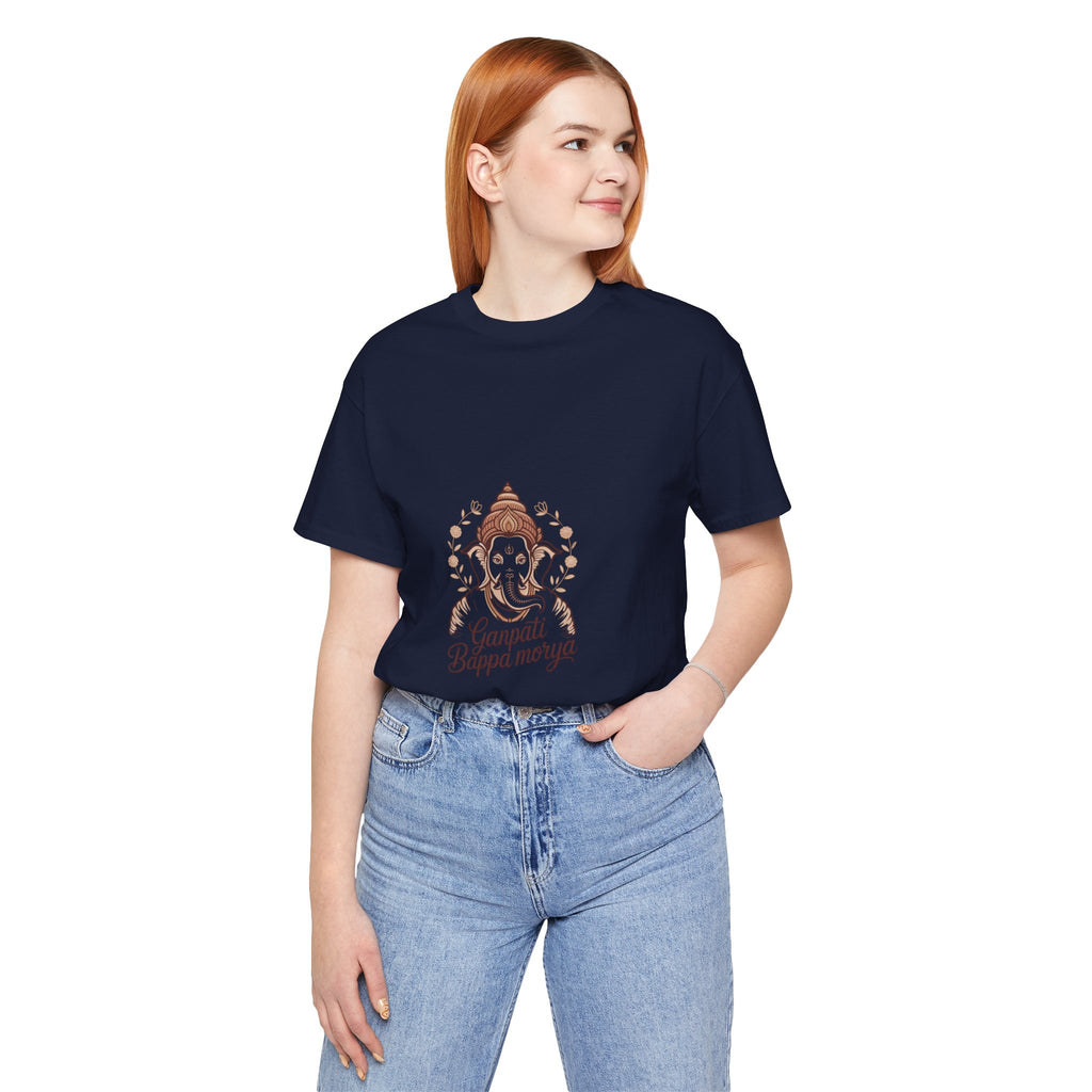 Ganesh Chaturthi T-Shirt, Ganpati Bappa Morya, Devotional Gift, Spiritual Celebration Outfit