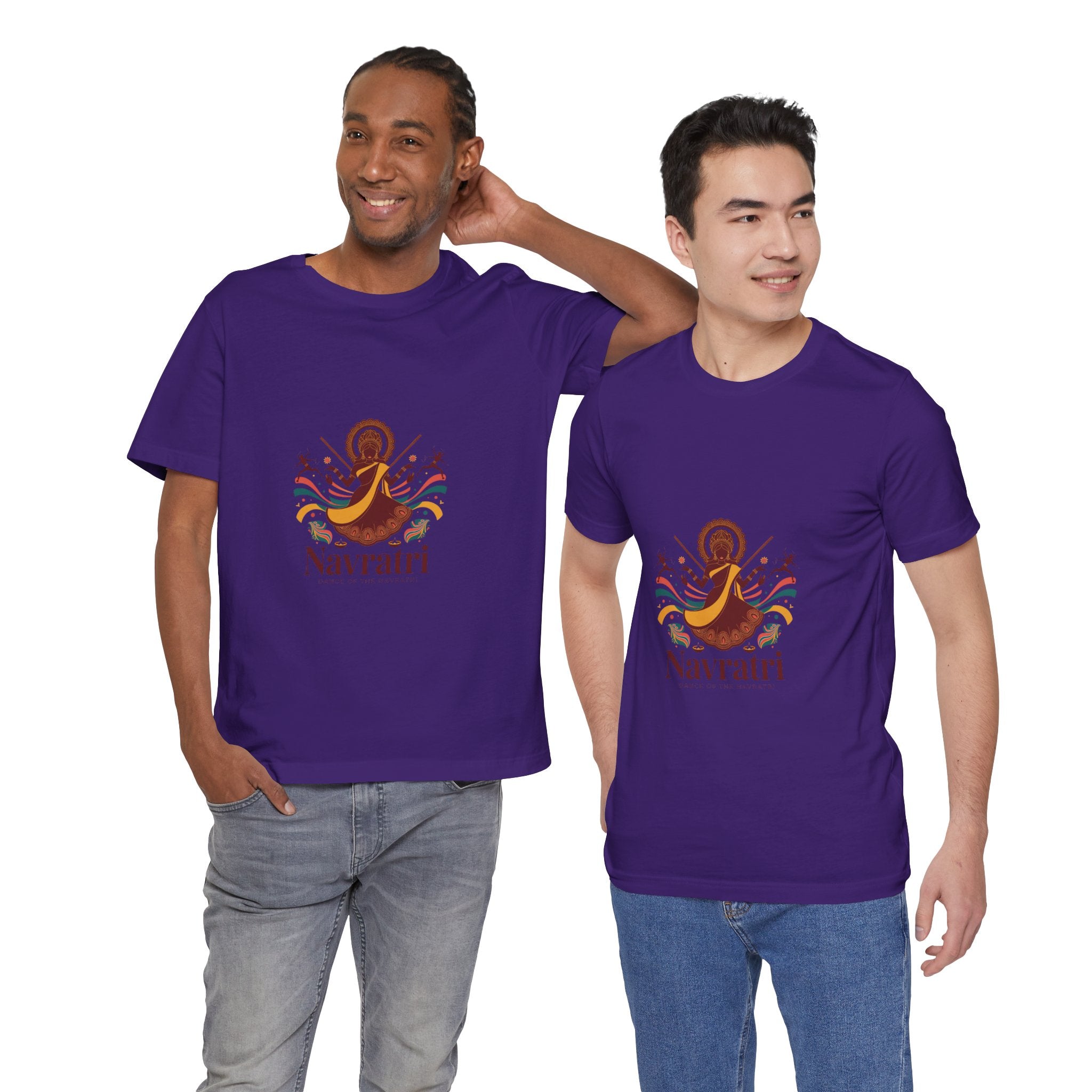 Navratri Festival T-Shirt, Dandiya Garba Tee, Colorful Outfit for Festival Nights