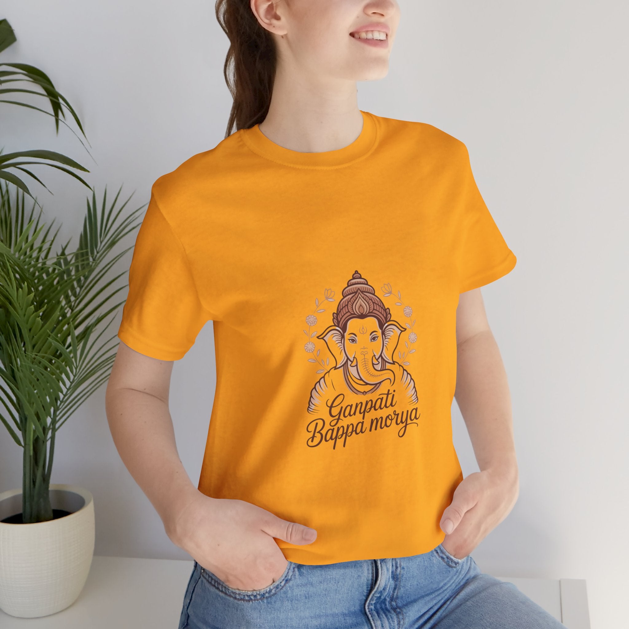 Ganesh Chaturthi T-Shirt, Ganpati Bappa Morya, Devotional Gift, Spiritual Celebration Outfit