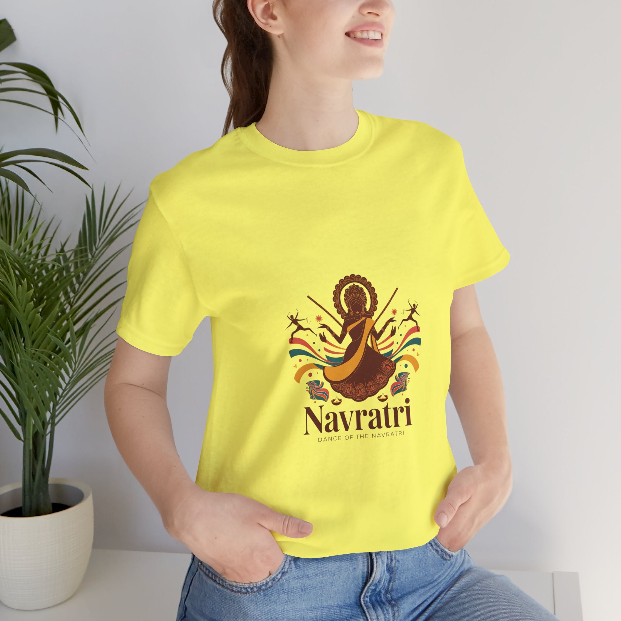 Navratri Festival T-Shirt, Dandiya Garba Tee, Colorful Outfit for Festival Nights