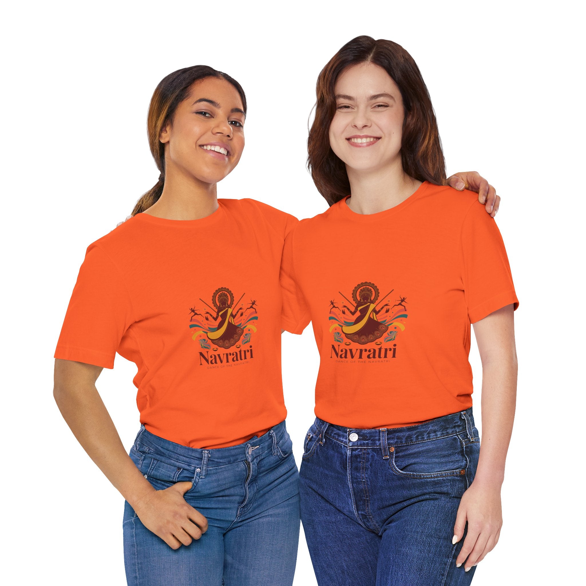 Navratri Festival T-Shirt, Dandiya Garba Tee, Colorful Outfit for Festival Nights