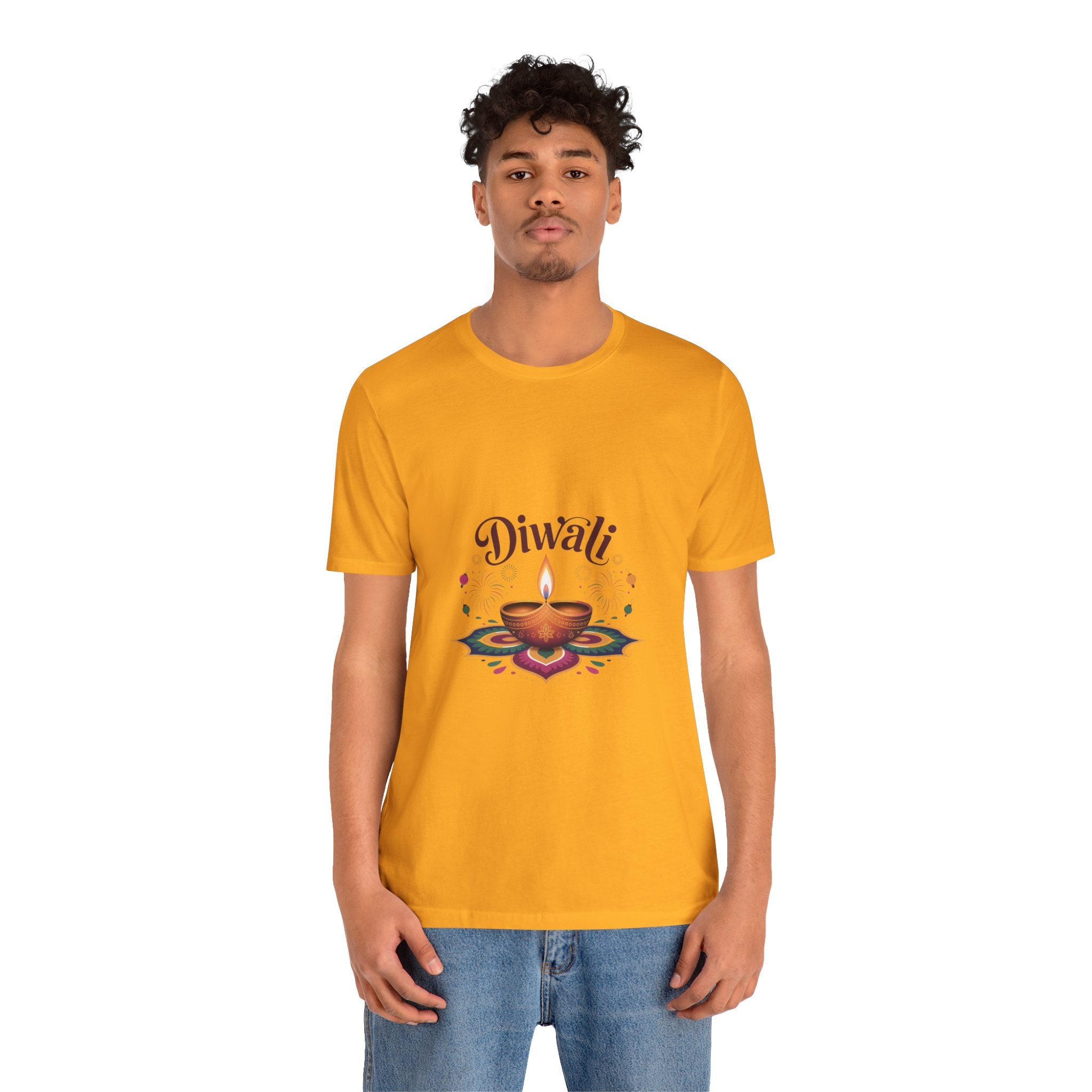 Diwali Festival T-Shirt, Festival of Lights Tee, Traditional Festive Wear, Diwali Party Tee