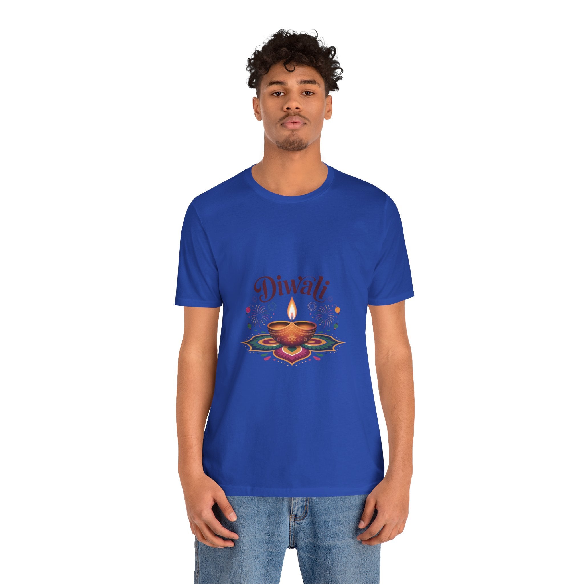 Diwali Festival T-Shirt, Festival of Lights Tee, Traditional Festive Wear, Diwali Party Tee
