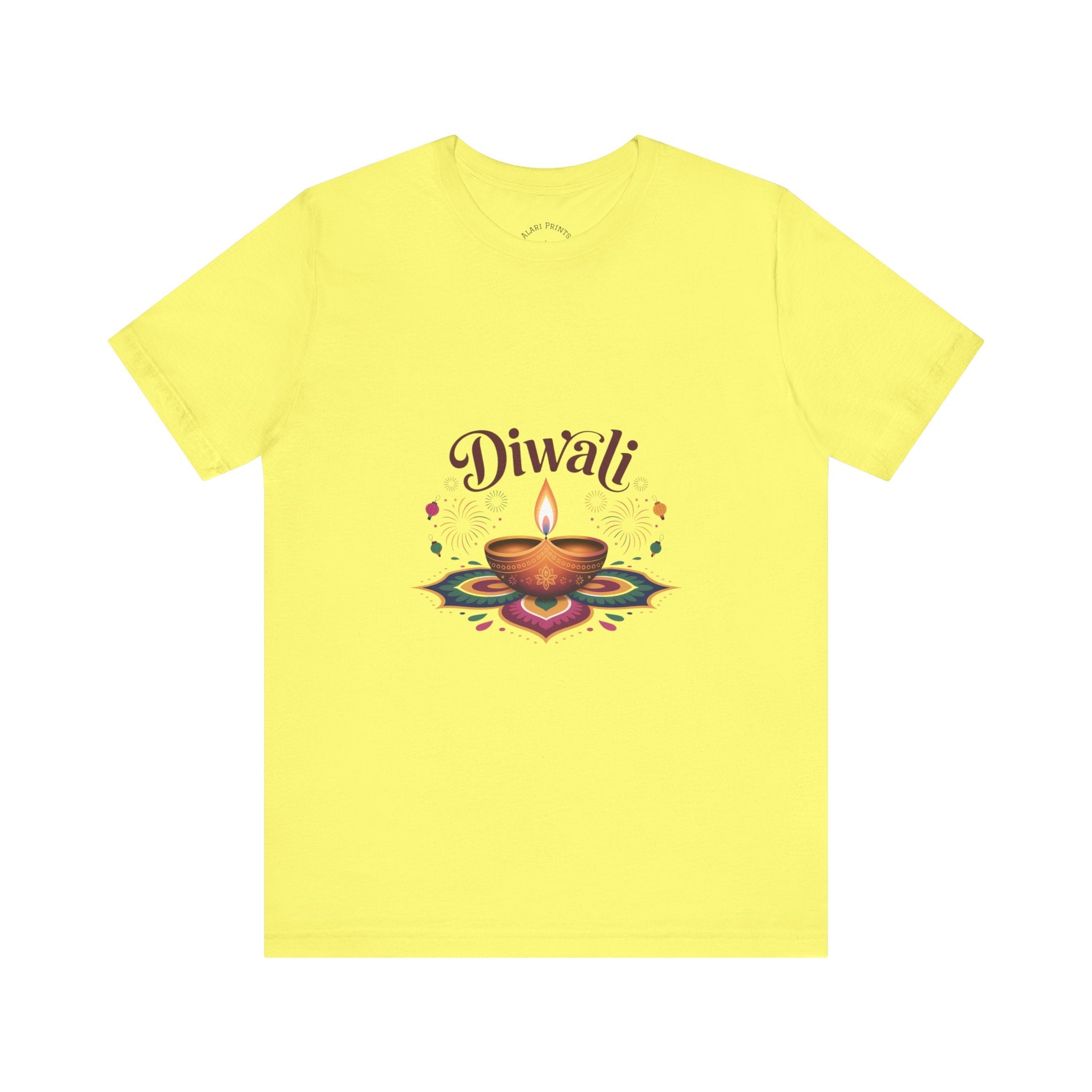Diwali Festival T-Shirt, Festival of Lights Tee, Traditional Festive Wear, Diwali Party Tee