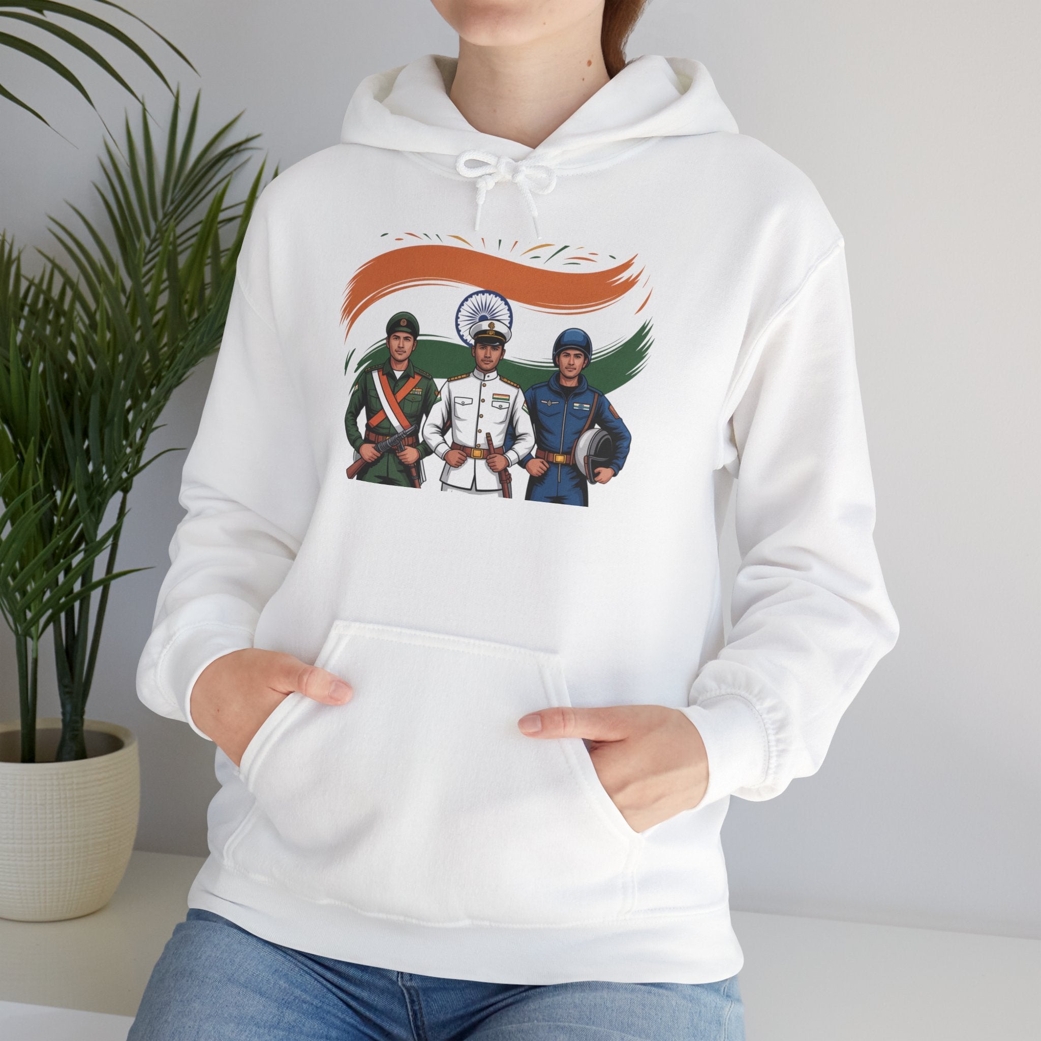Republic Day Hoodie, Proud to Be Indian, Patriotic Hoodie, Indian Flag Celebration Outfit