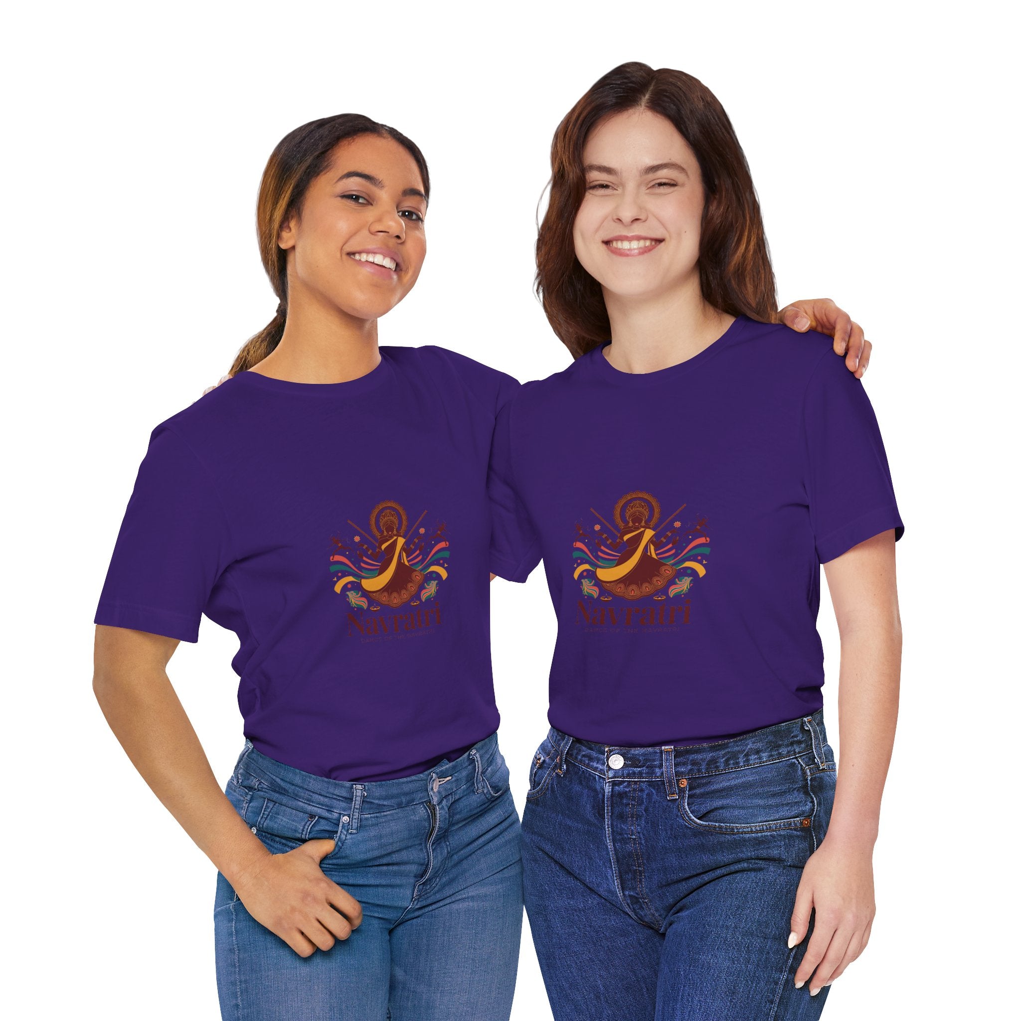 Navratri Festival T-Shirt, Dandiya Garba Tee, Colorful Outfit for Festival Nights