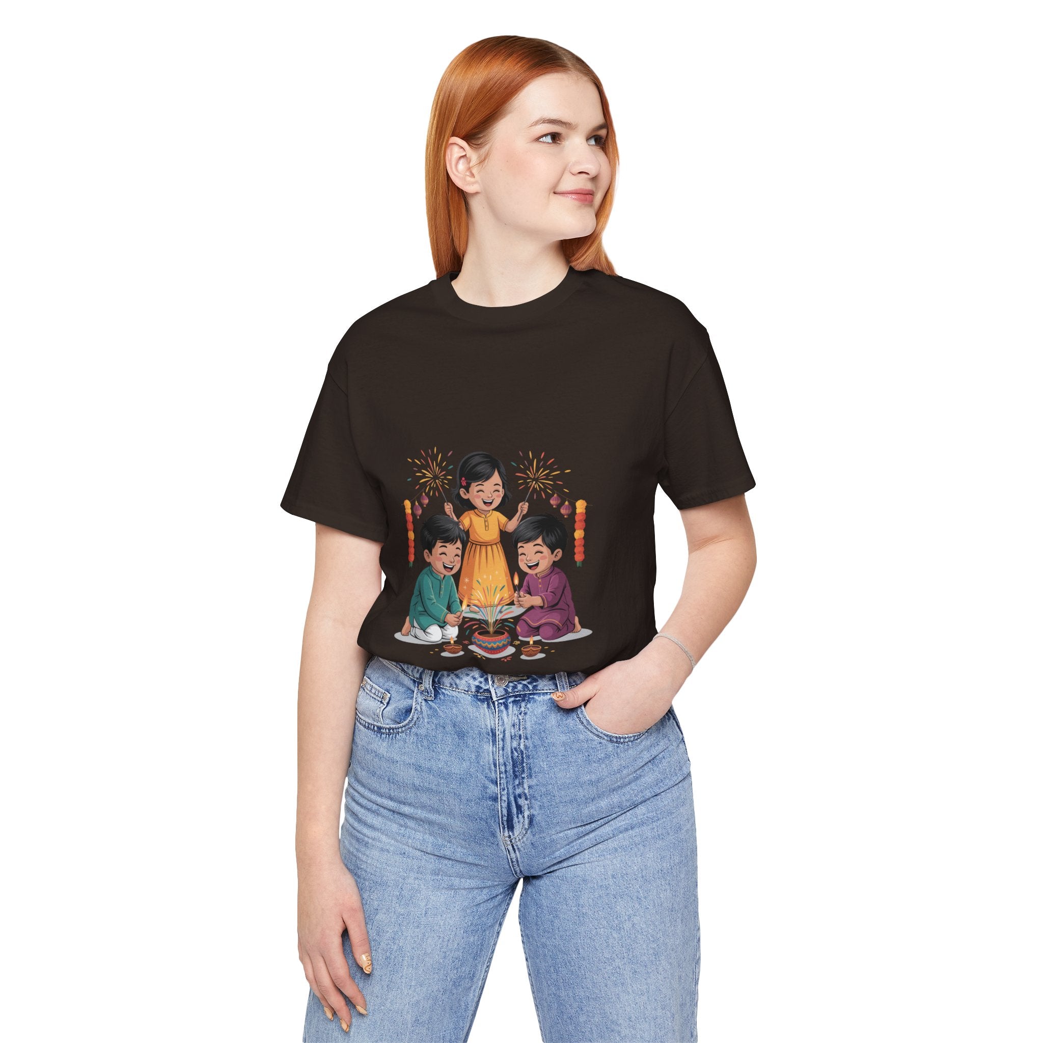 Diwali Festival T-Shirt, Festival of Lights Tee, Festive Wear Gift for Family & Friends