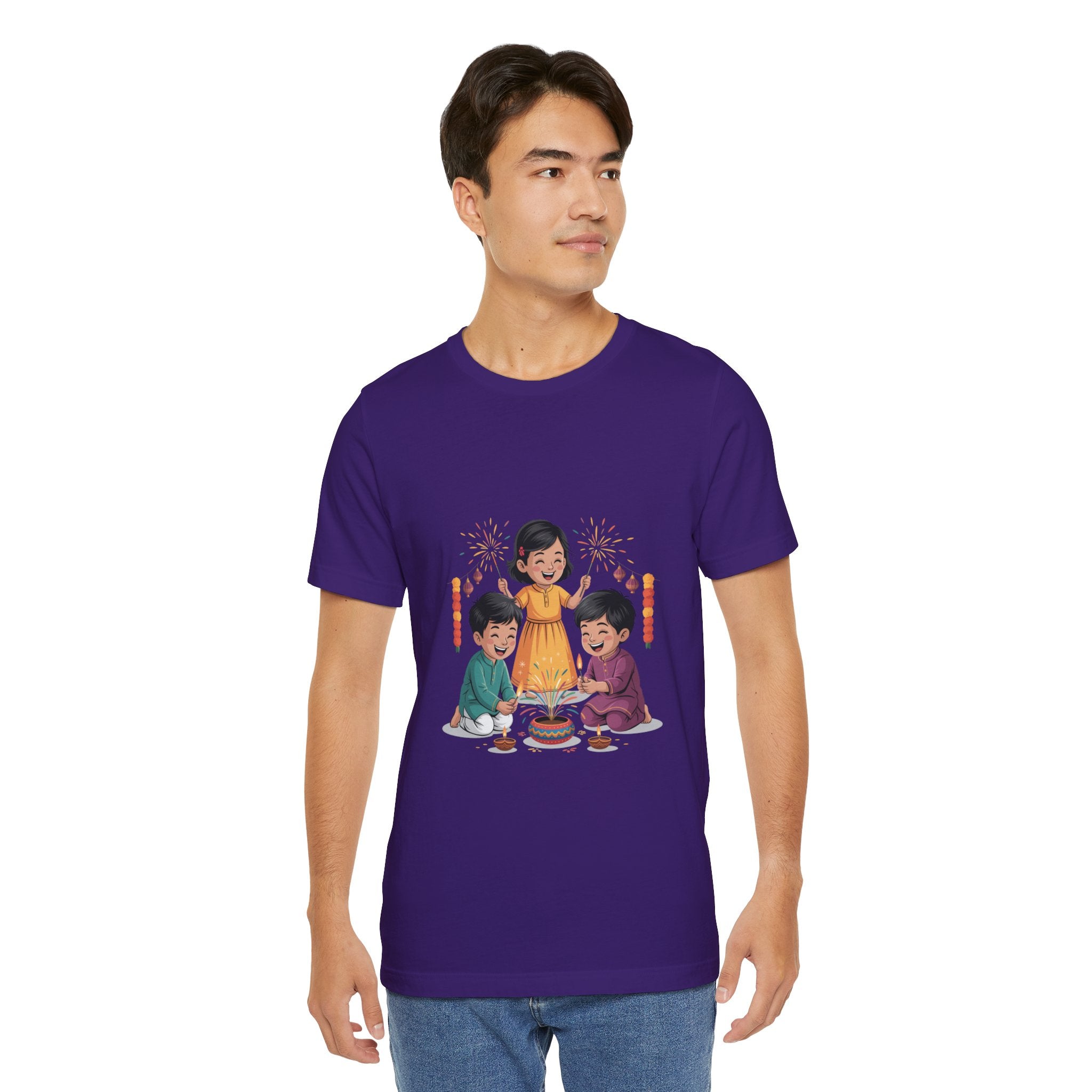 Diwali Festival T-Shirt, Festival of Lights Tee, Festive Wear Gift for Family & Friends
