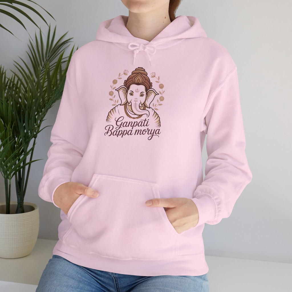 Ganesh Chaturthi Hoodie, Spiritual Wear, Ganpati Bappa Morya Hoodie, Ganpati Festival Outfit