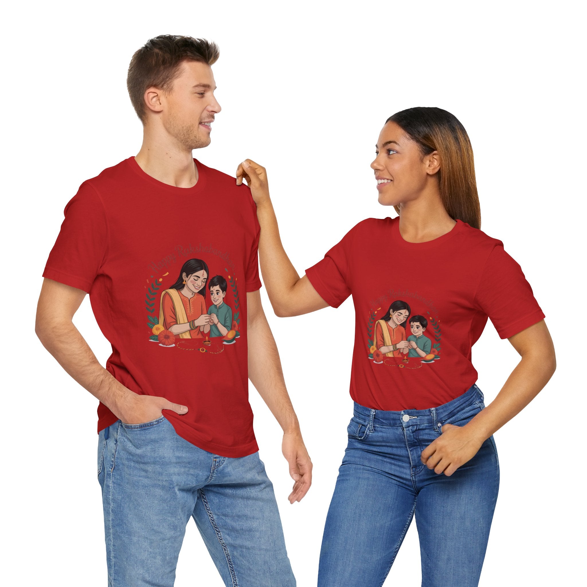 Rakshabandhan T-Shirt, Rakhi Gift for Brother Sister, Rakhi Celebration T-Shirt, Festive Wear