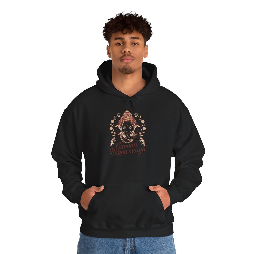 Ganesh Chaturthi Hoodie, Spiritual Wear, Ganpati Bappa Morya Hoodie, Ganpati Festival Outfit