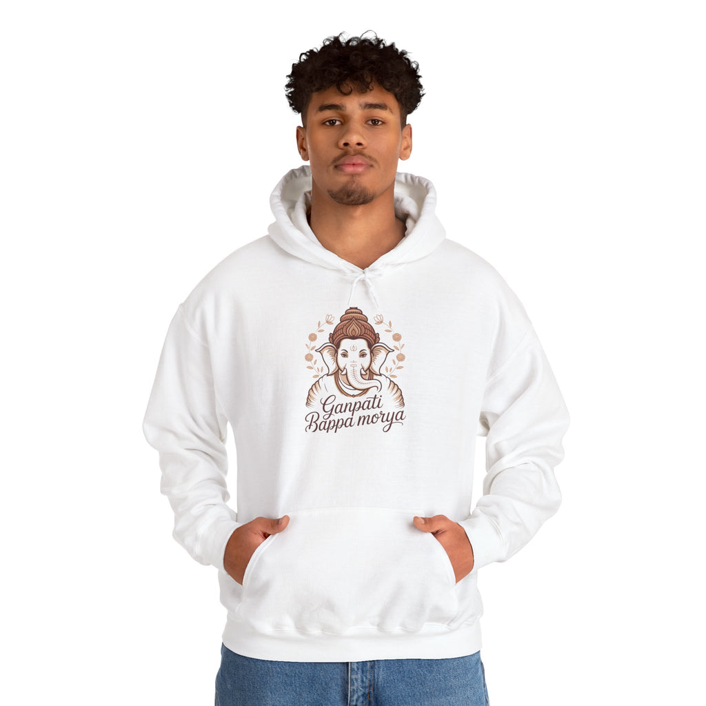 Ganesh Chaturthi Hoodie, Spiritual Wear, Ganpati Bappa Morya Hoodie, Ganpati Festival Outfit