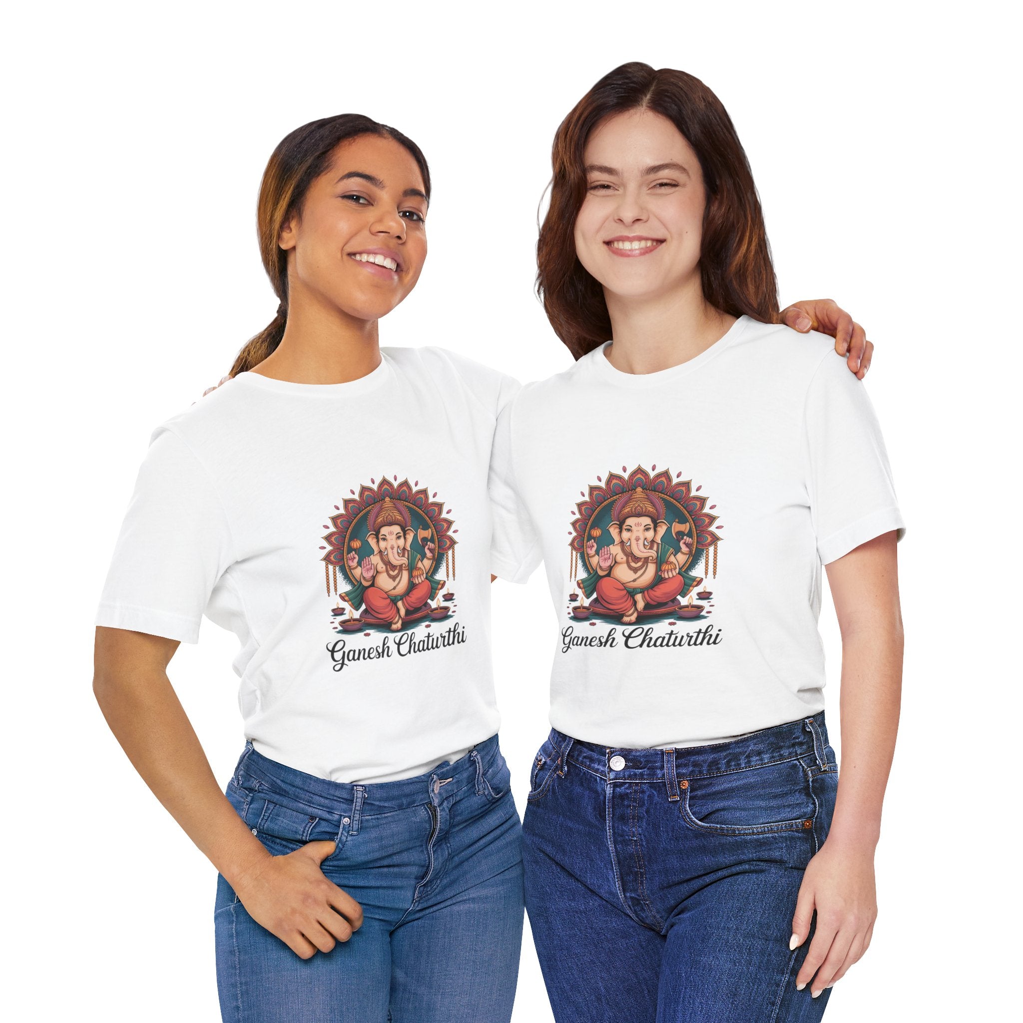 Ganesh Chaturthi T-Shirt, Ganpati Bappa Morya, Ganesha Tee, Spiritual Devotional Wear
