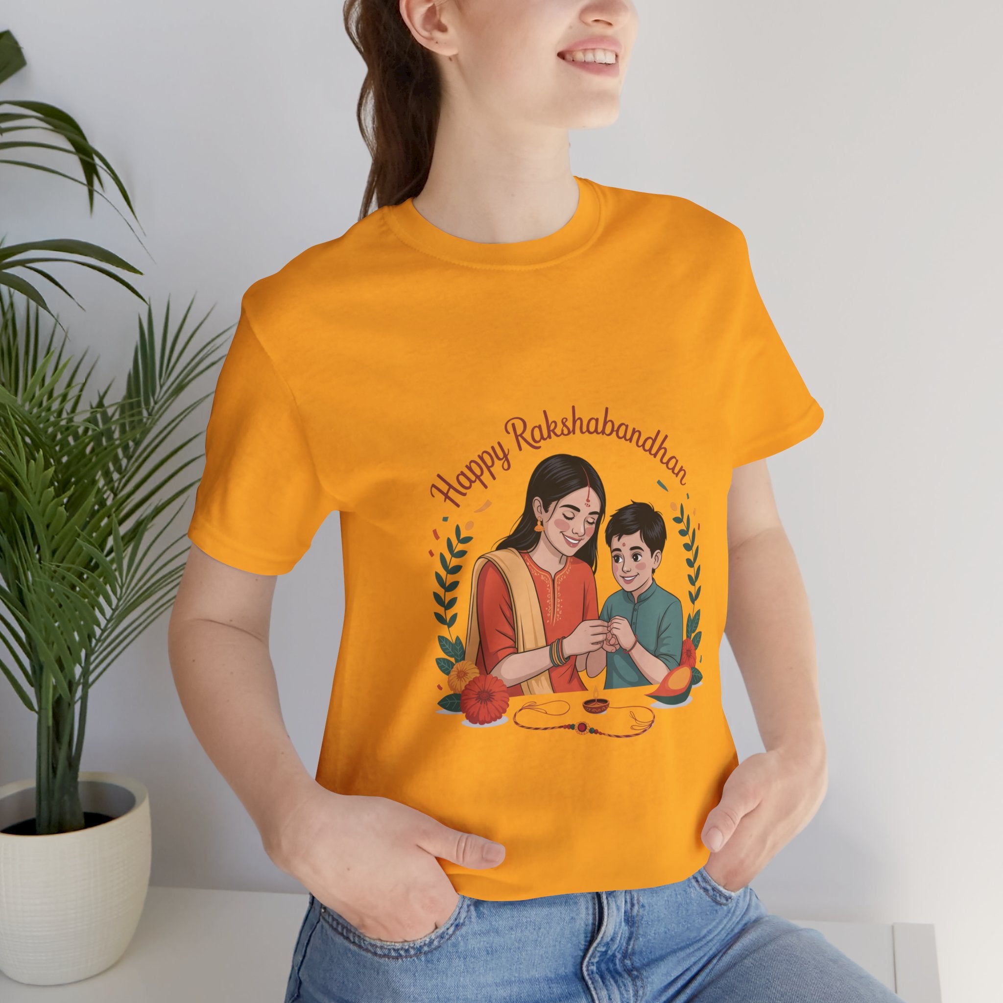 Rakshabandhan T-Shirt, Rakhi Gift for Brother Sister, Rakhi Celebration T-Shirt, Festive Wear