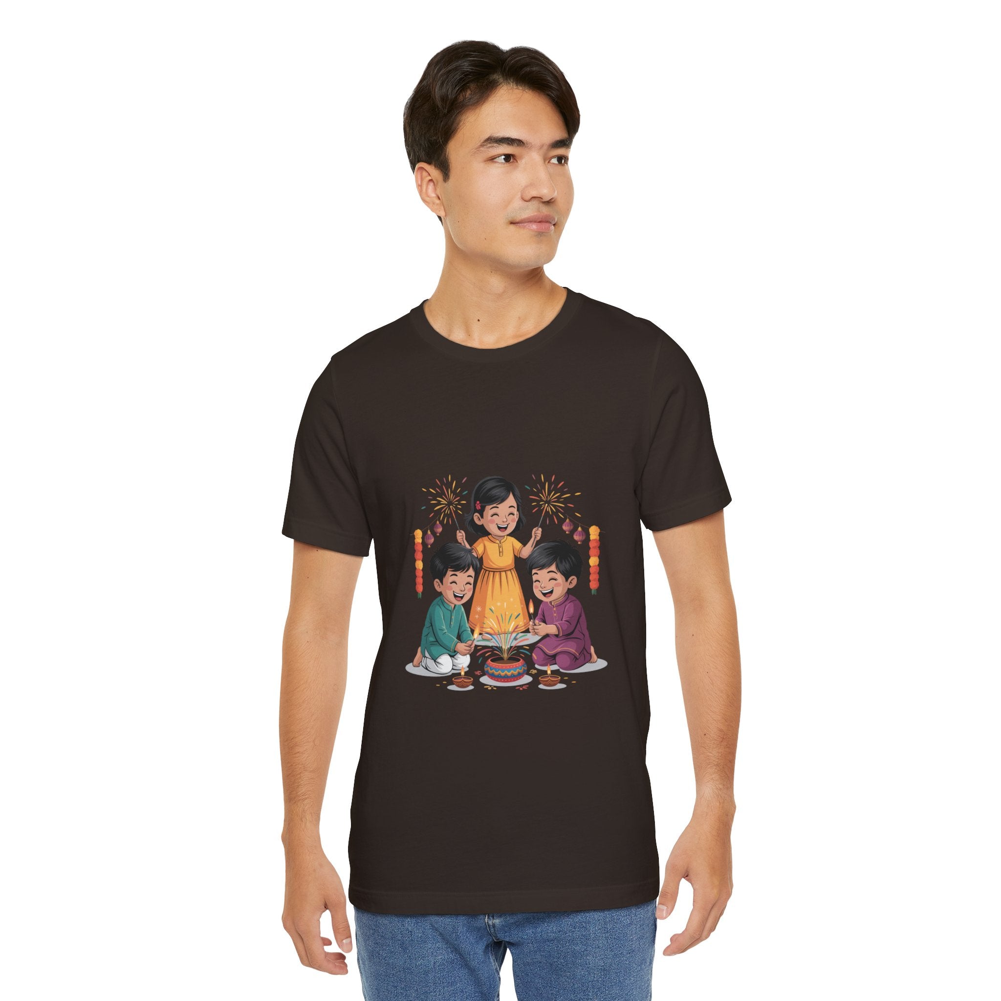 Diwali Festival T-Shirt, Festival of Lights Tee, Festive Wear Gift for Family & Friends
