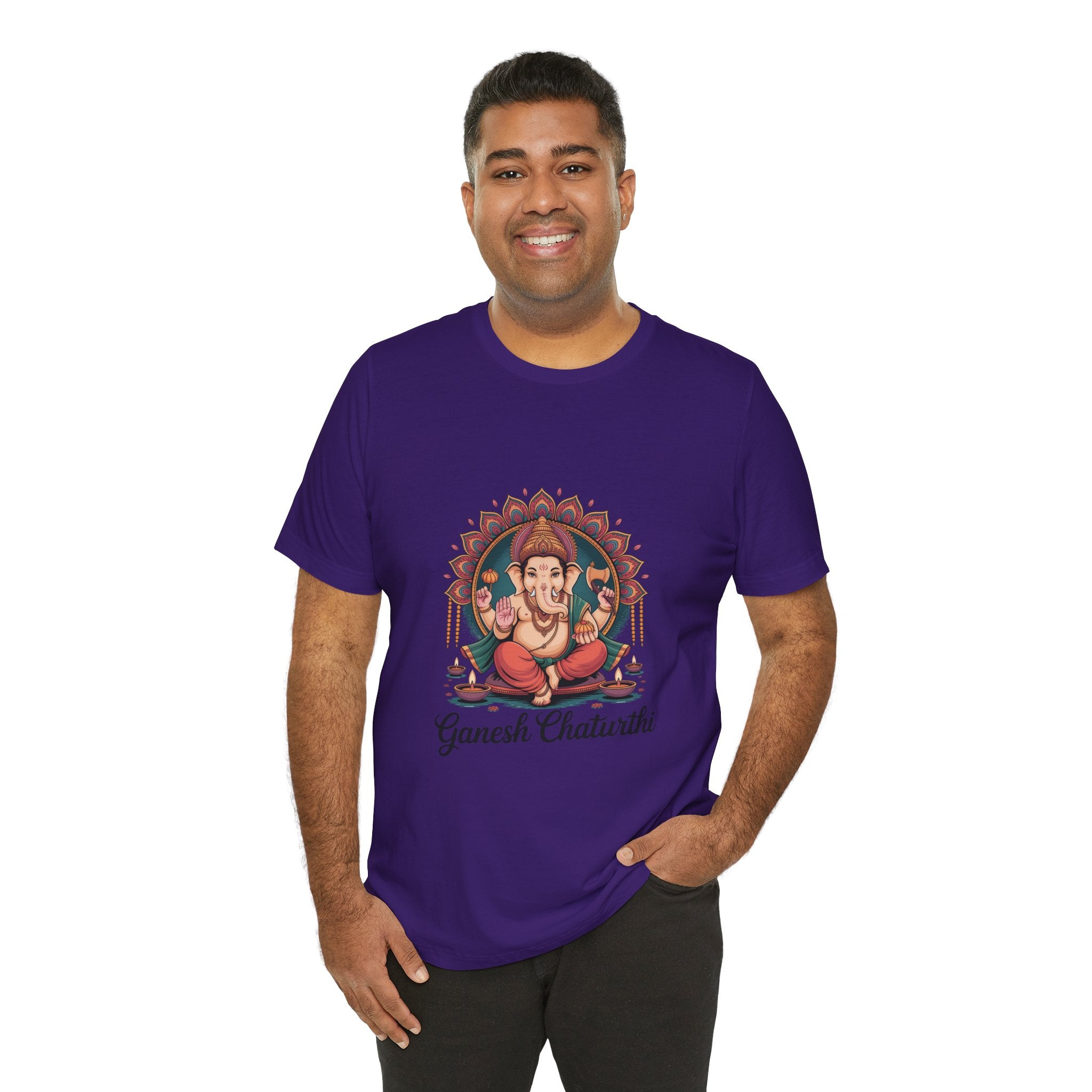 Ganesh Chaturthi T-Shirt, Ganpati Bappa Morya, Ganesha Tee, Spiritual Devotional Wear