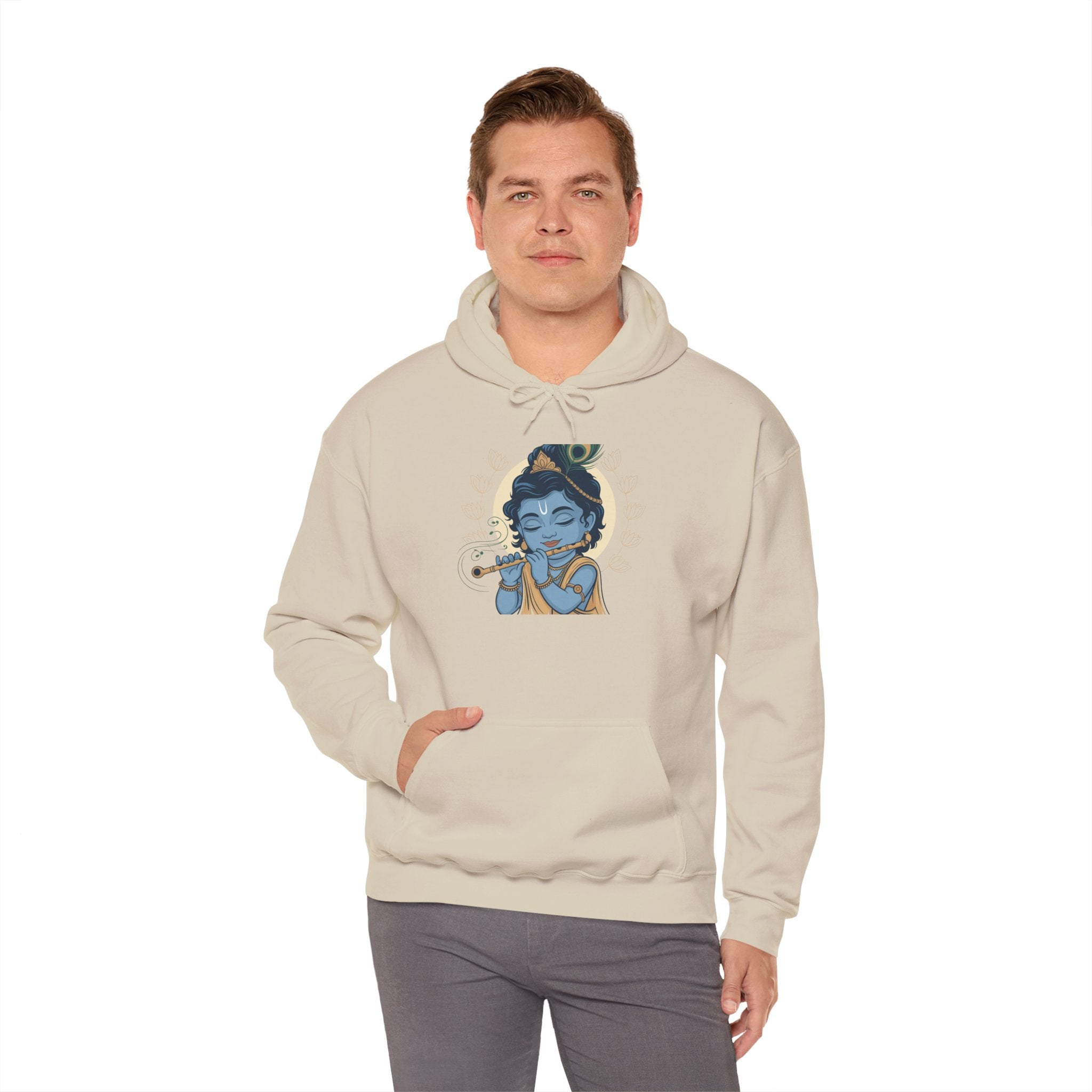 Krishna Janmashtami Hoodie, Lord Krishna Hoodie, Devotional Hoodie, Festive Celebration Wear
