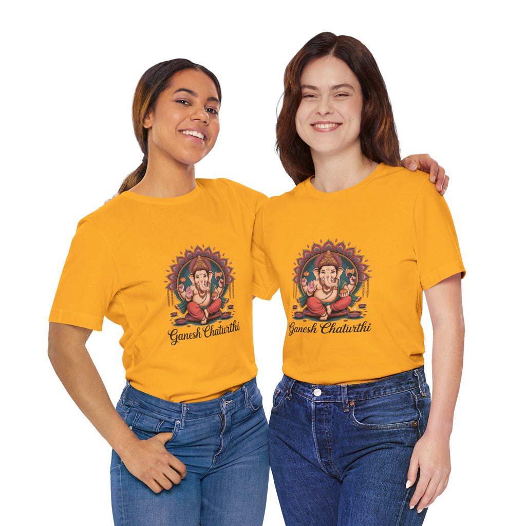 Ganesh Chaturthi T-Shirt, Ganpati Bappa Morya, Ganesha Tee, Spiritual Devotional Wear