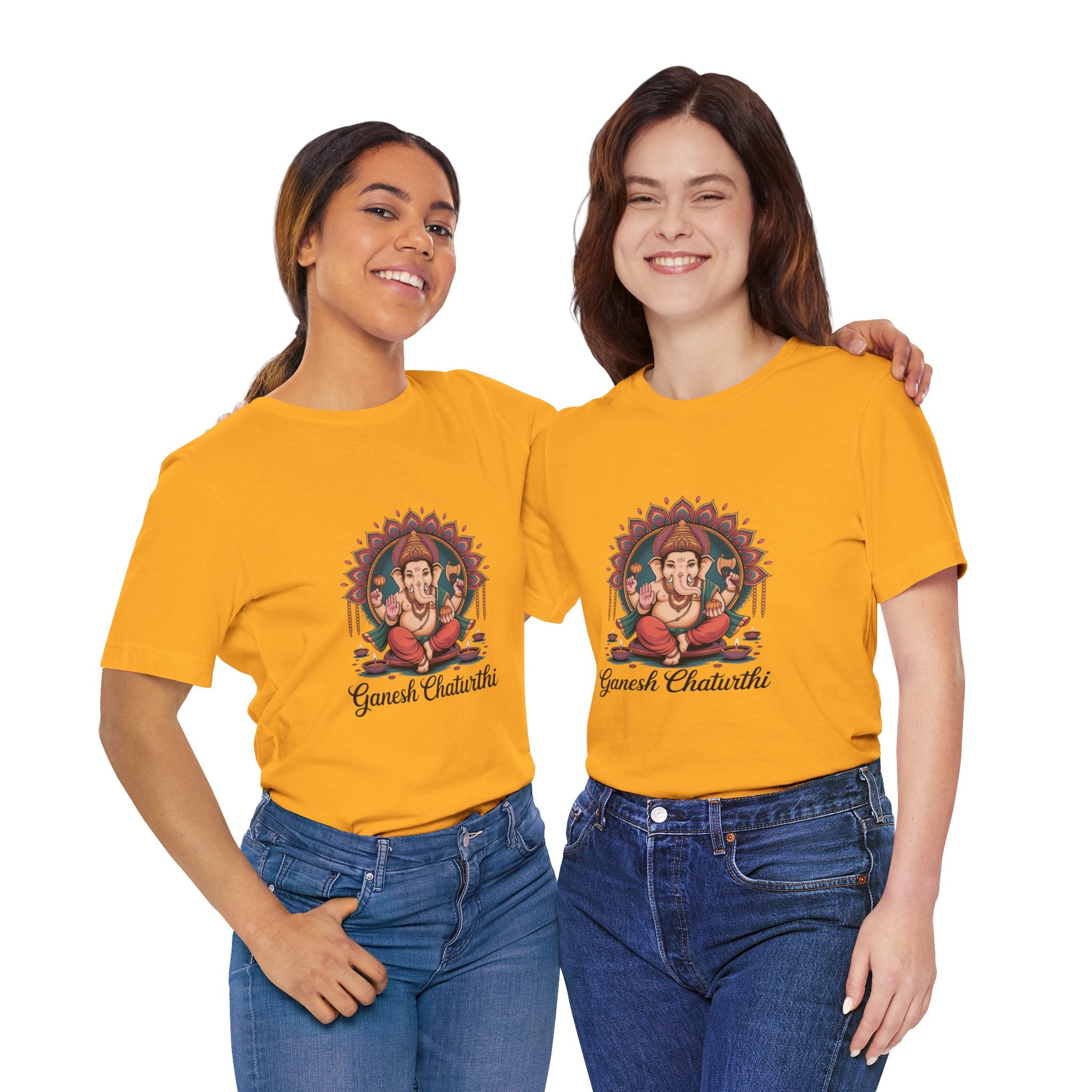 Ganesh Chaturthi T-Shirt, Ganpati Bappa Morya, Ganesha Tee, Spiritual Devotional Wear